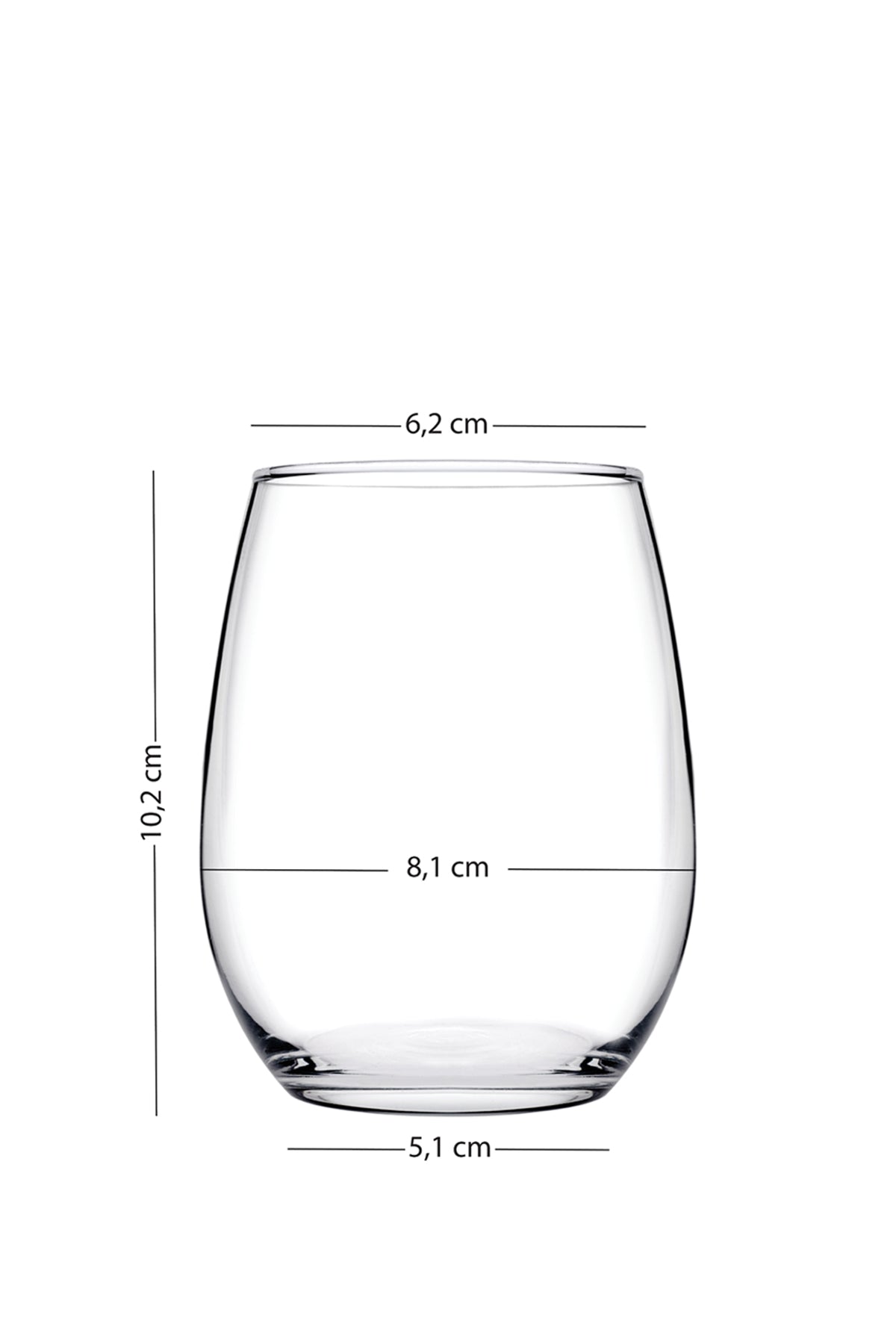 Astoria Kristalin Cam 4'lü Su Bardağı Seti 350 cc