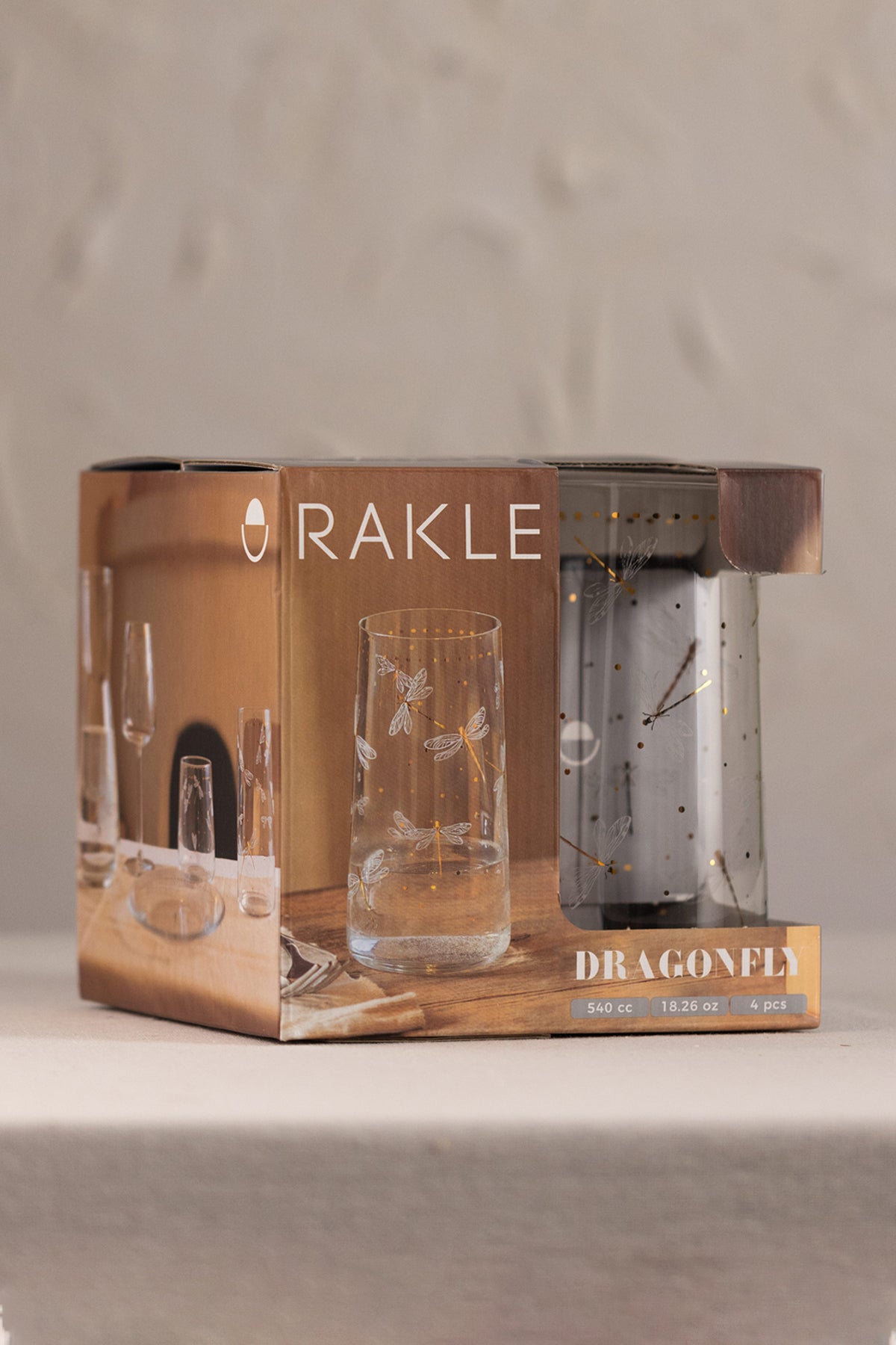 Dragonfly 4'lü Meşrubat Bardağı Seti 520 cc