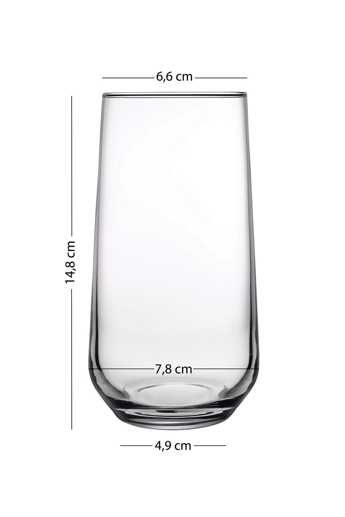 Glow 4'lü Meşrubat Bardağı Seti Altın 470 cc