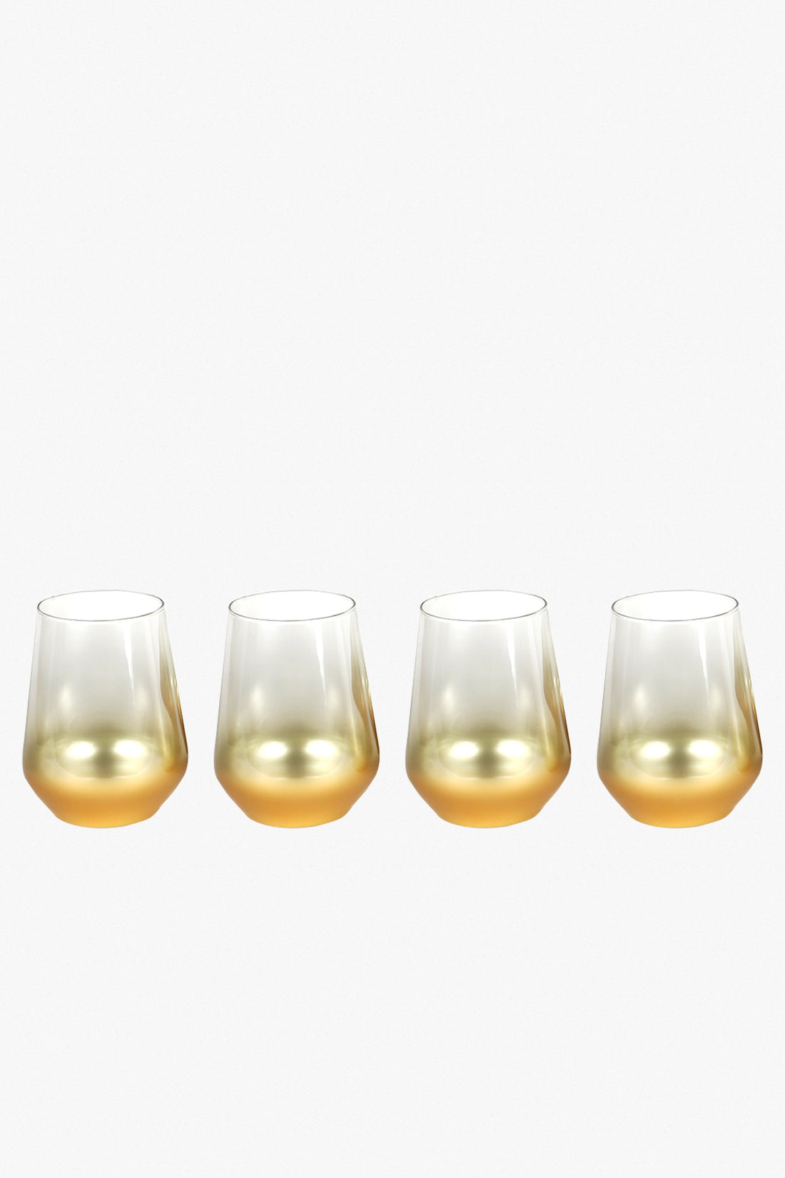 Glow 4'lü Su Bardağı Seti Altın 425 cc