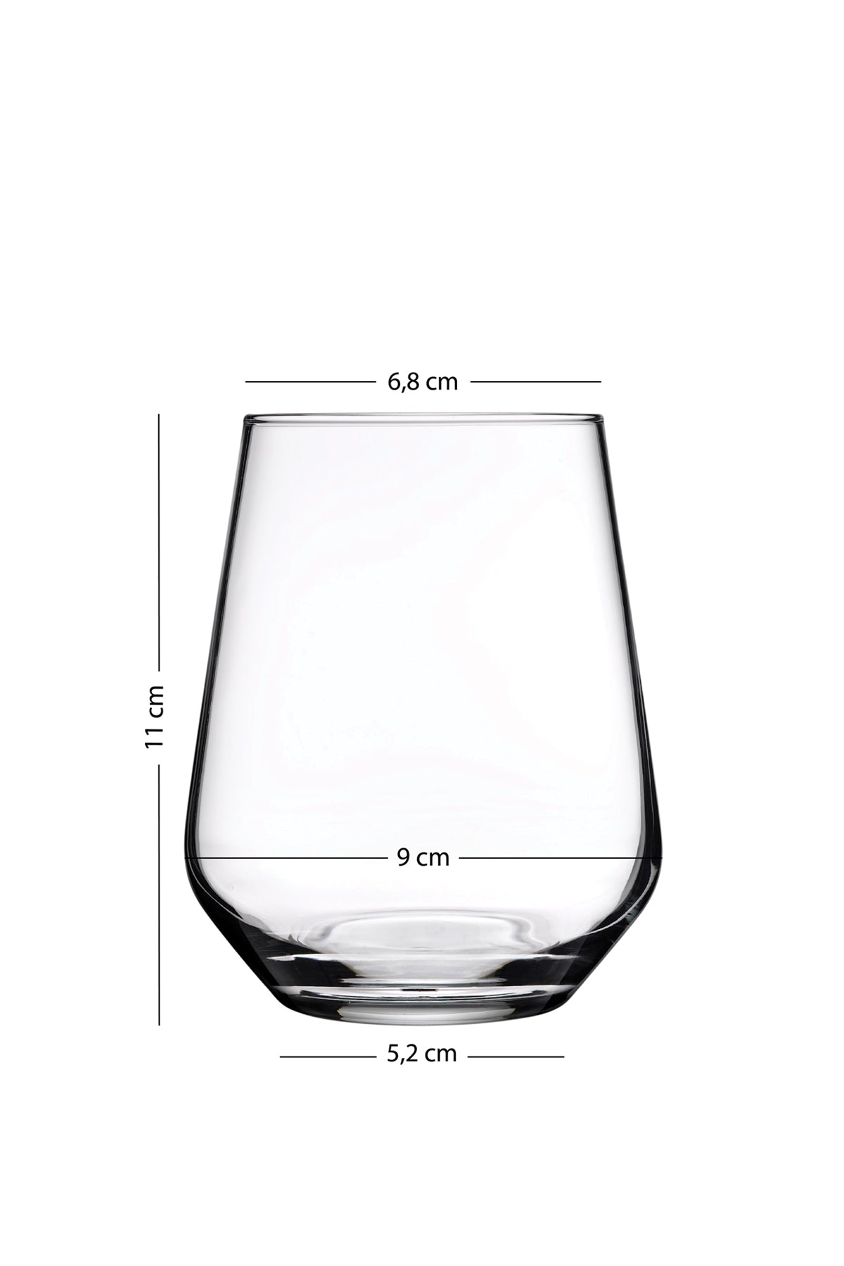 Glow 4'lü Su Bardağı Seti Altın 425 cc