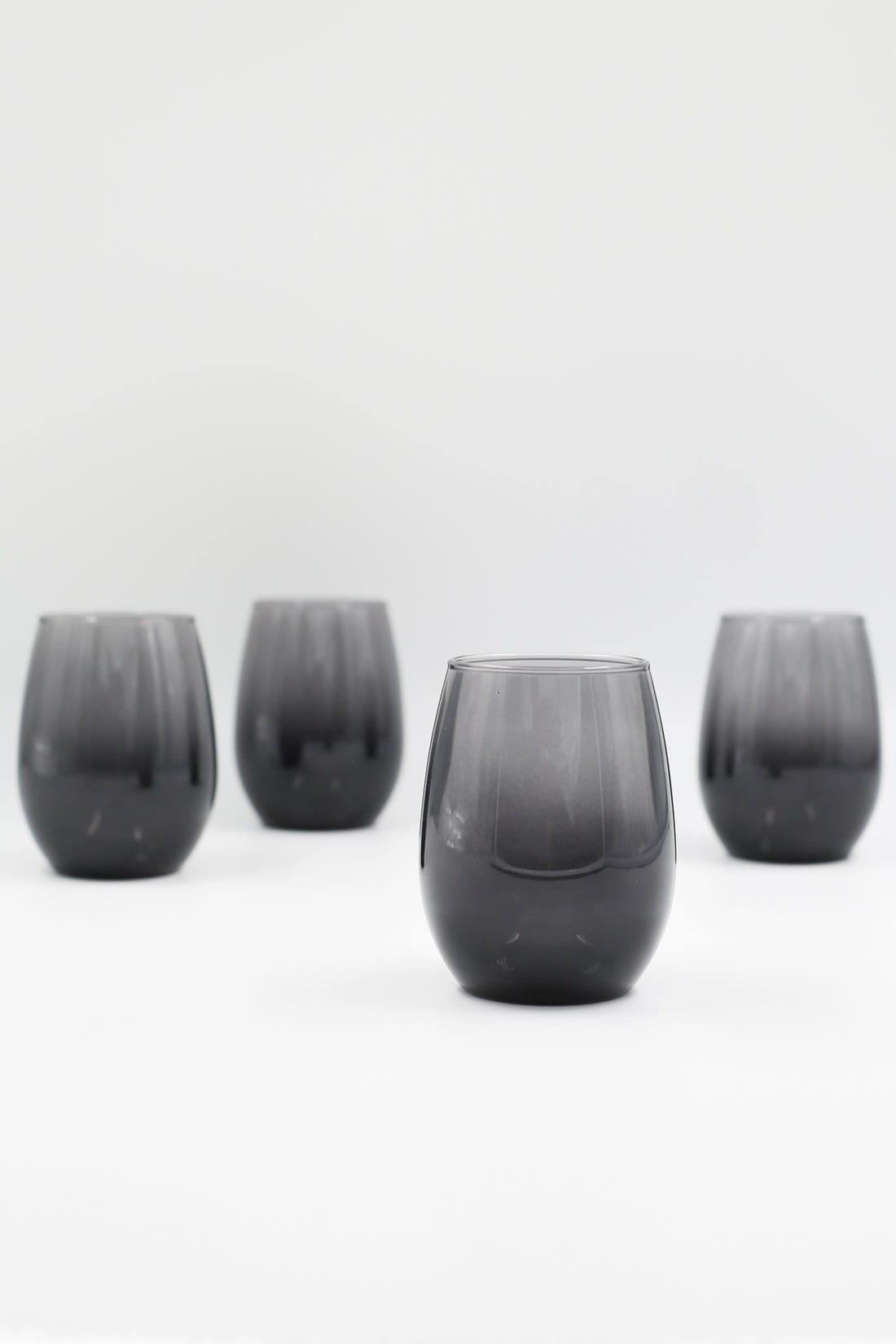 Larc 4'lü Su Bardağı Seti Füme 350 cc