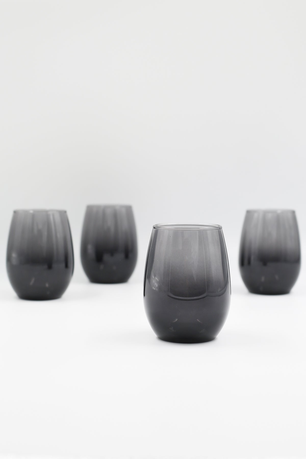 Larc 4'lü Su Bardağı Seti Füme 350 cc