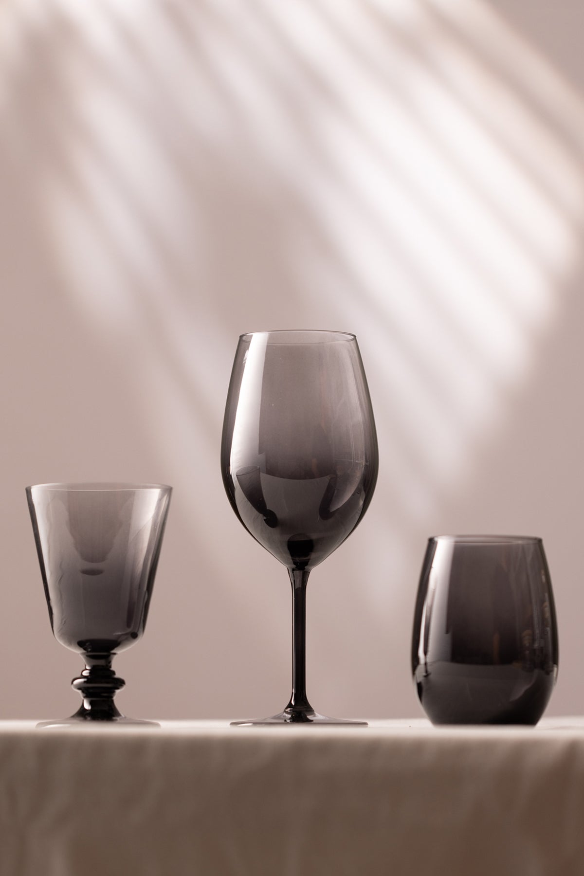 Larc 4'lü Su Bardağı Seti Füme 350 cc