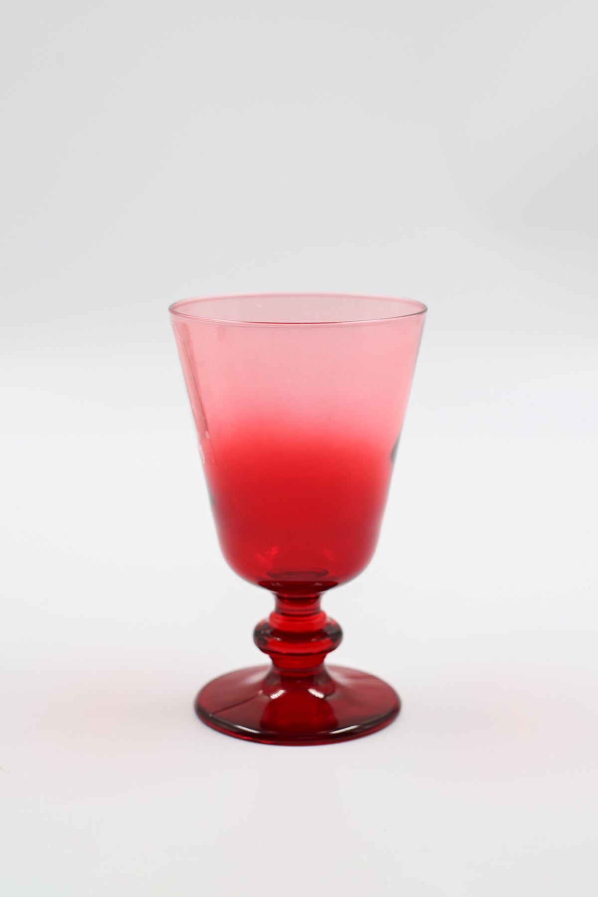 Larc 4'lü Ayaklı Su Bardağı Seti Kırmızı 220 cc