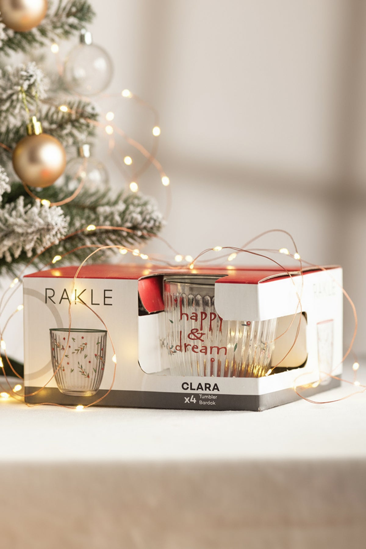 Clara 4'lü Su Bardağı Seti 290 cc