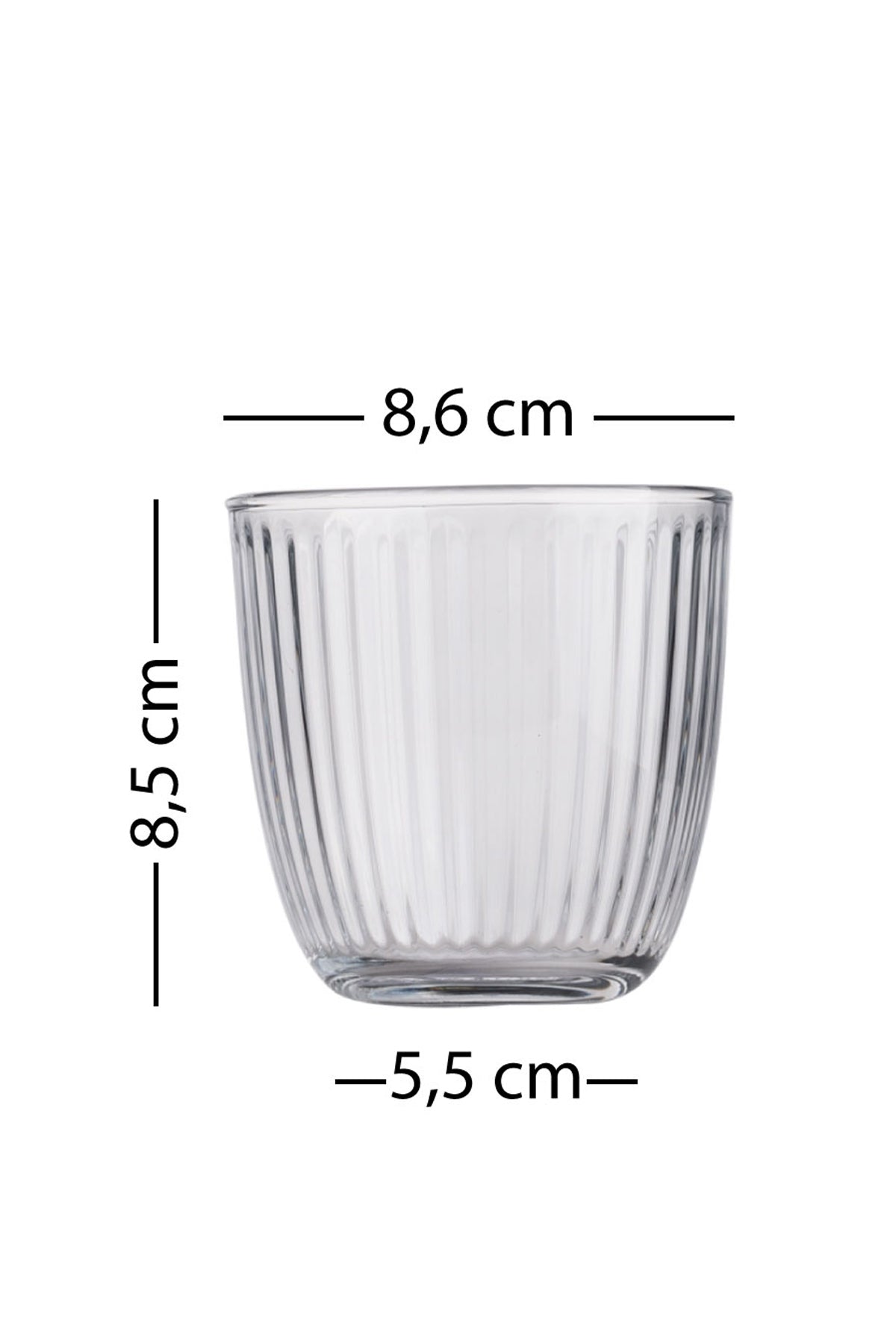 Clara 4'lü Su Bardağı Seti 290 cc