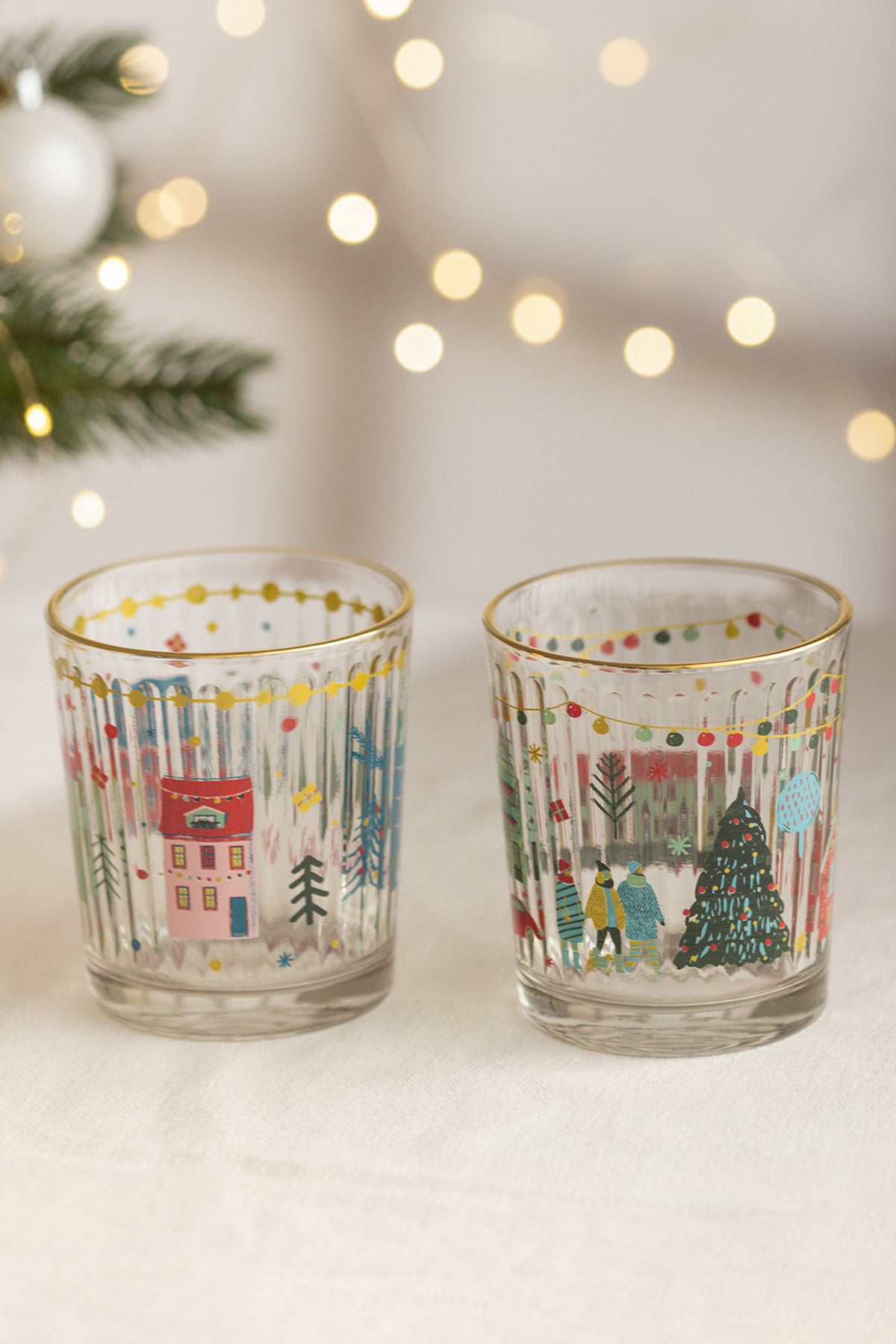 Cozy Winter Optic 2'li Su Bardağı Seti 360 cc