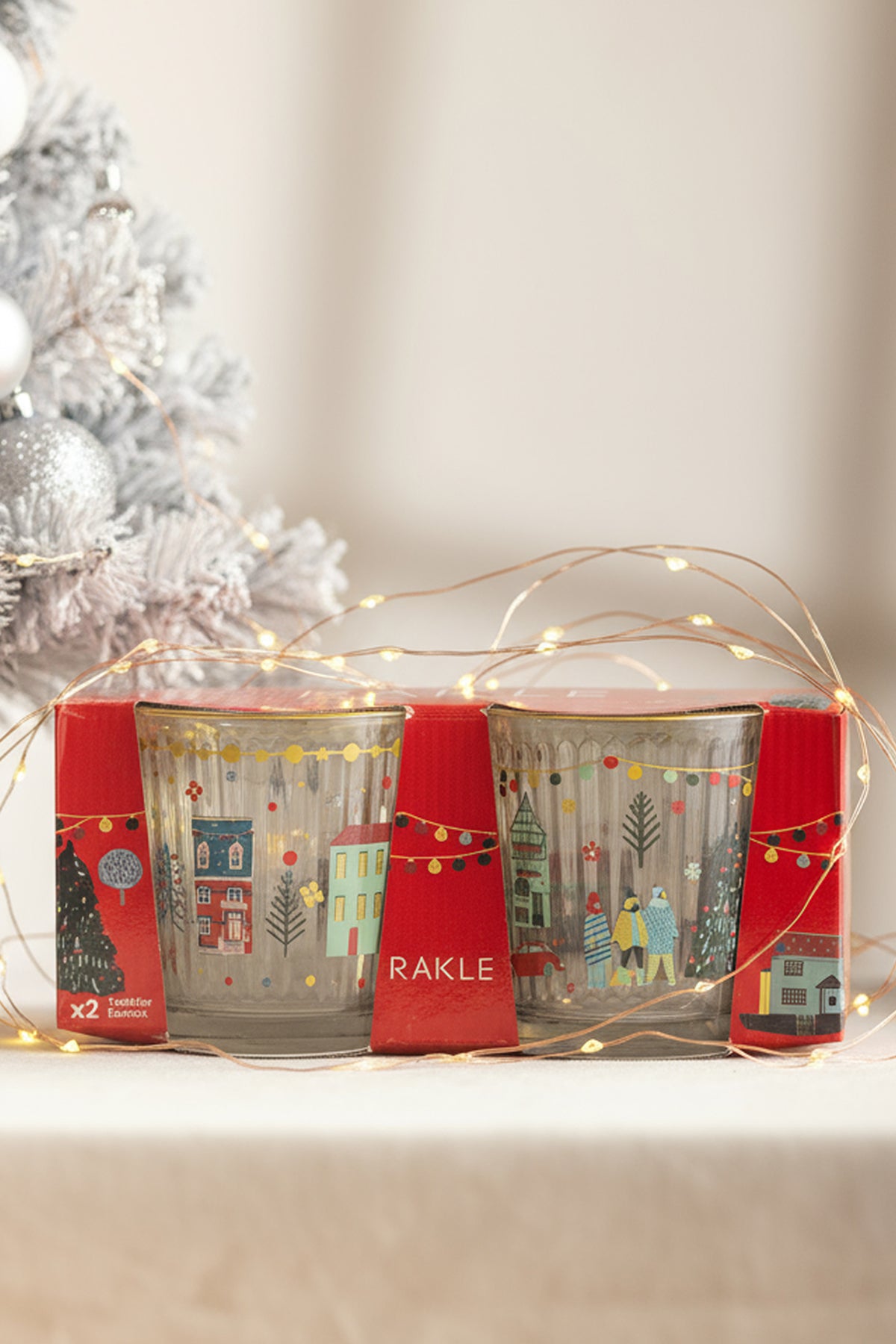 Cozy Winter Optic 2'li Su Bardağı Seti 360 cc