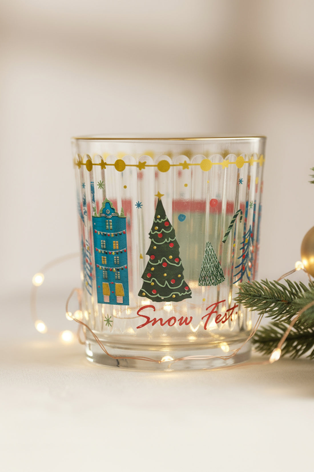 Cozy Winter Optic 2'li Su Bardağı Seti 360 cc