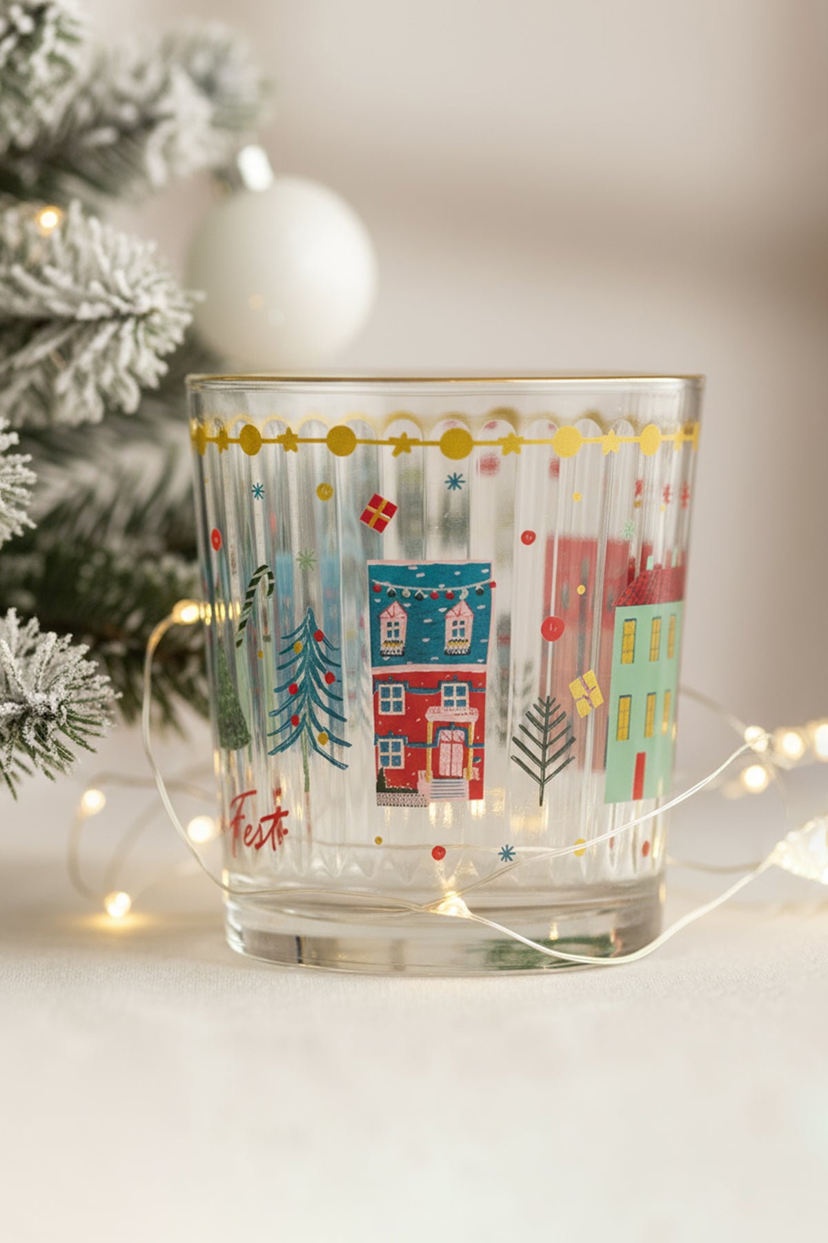 Cozy Winter Optic 2'li Su Bardağı Seti 360 cc