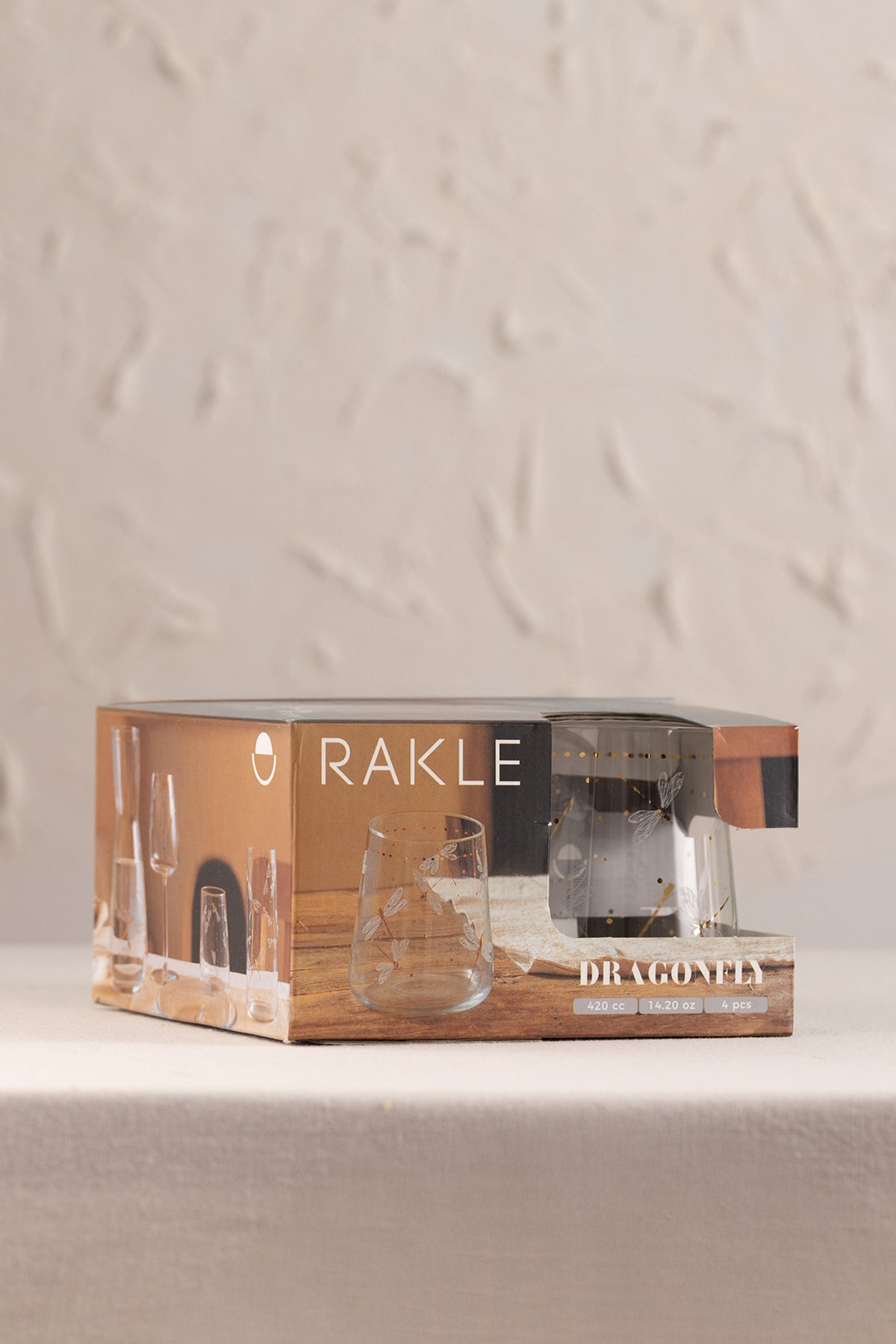 Dragonfly 4'lü Su Bardağı Seti 420 cc