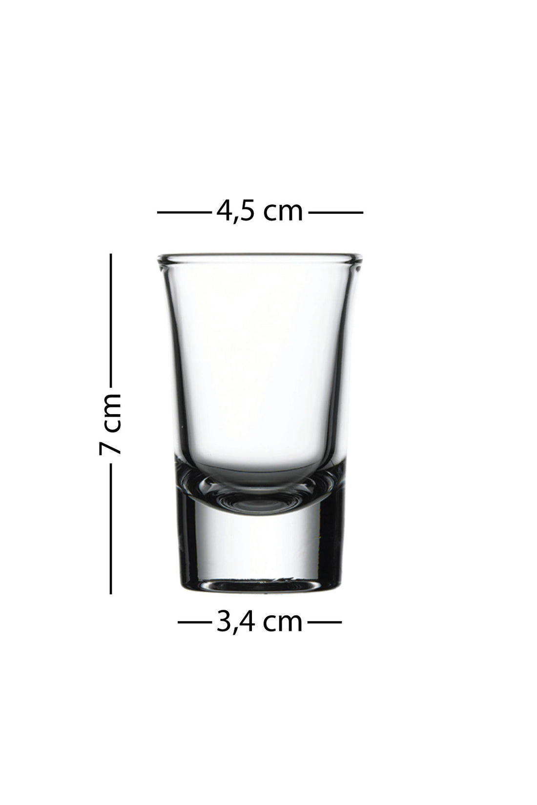 Fortuna 4'lü Shot Bardağı Seti 34 cc