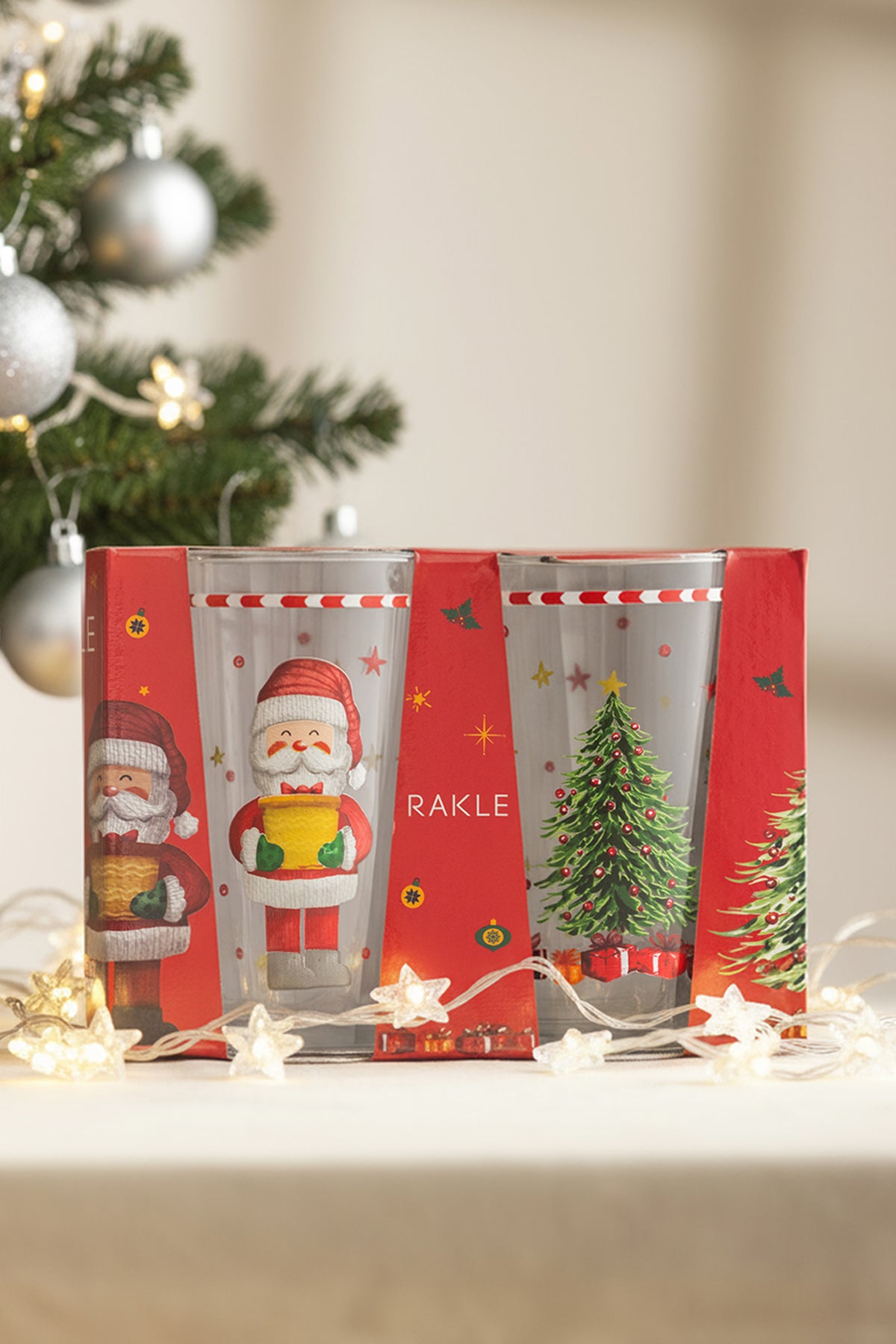 Jingle&Glow 2'li Meşrubat Bardağı Seti 570 cc