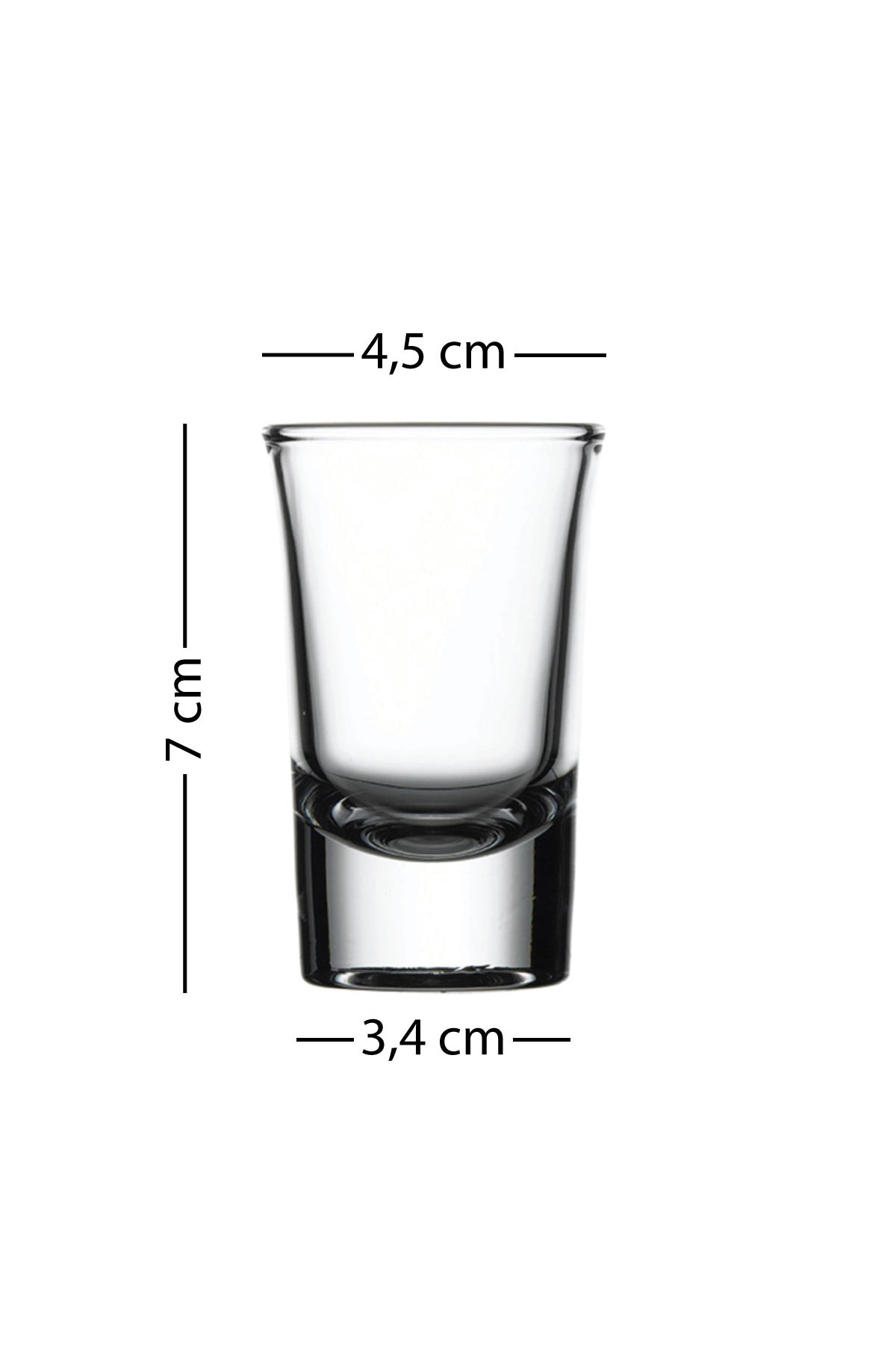 Jüpiter 4'lü Shot Bardağı Seti 34 cc