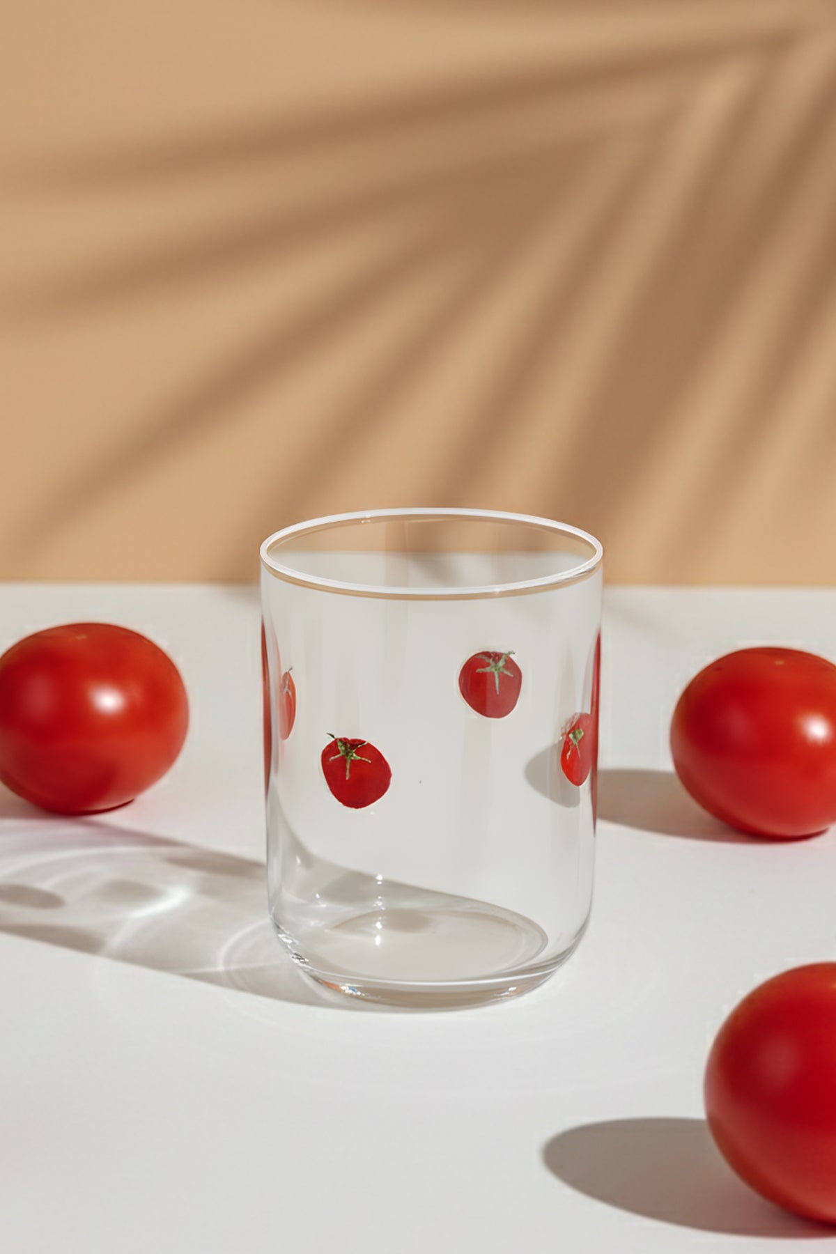 Pomodoro Desenli 2'li Su Bardağı Seti 350 cc