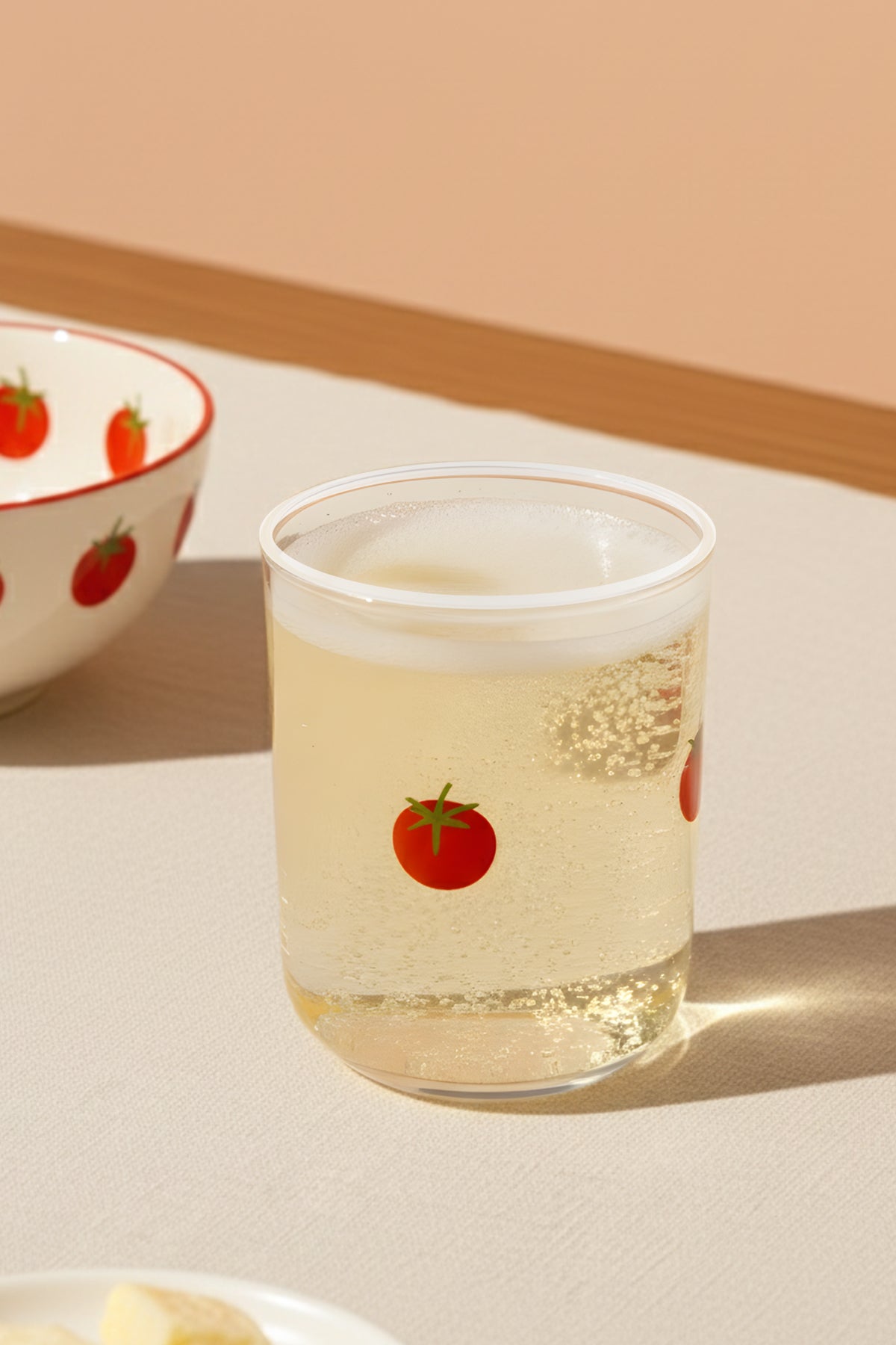 Pomodoro Desenli 2'li Su Bardağı Seti 350 cc