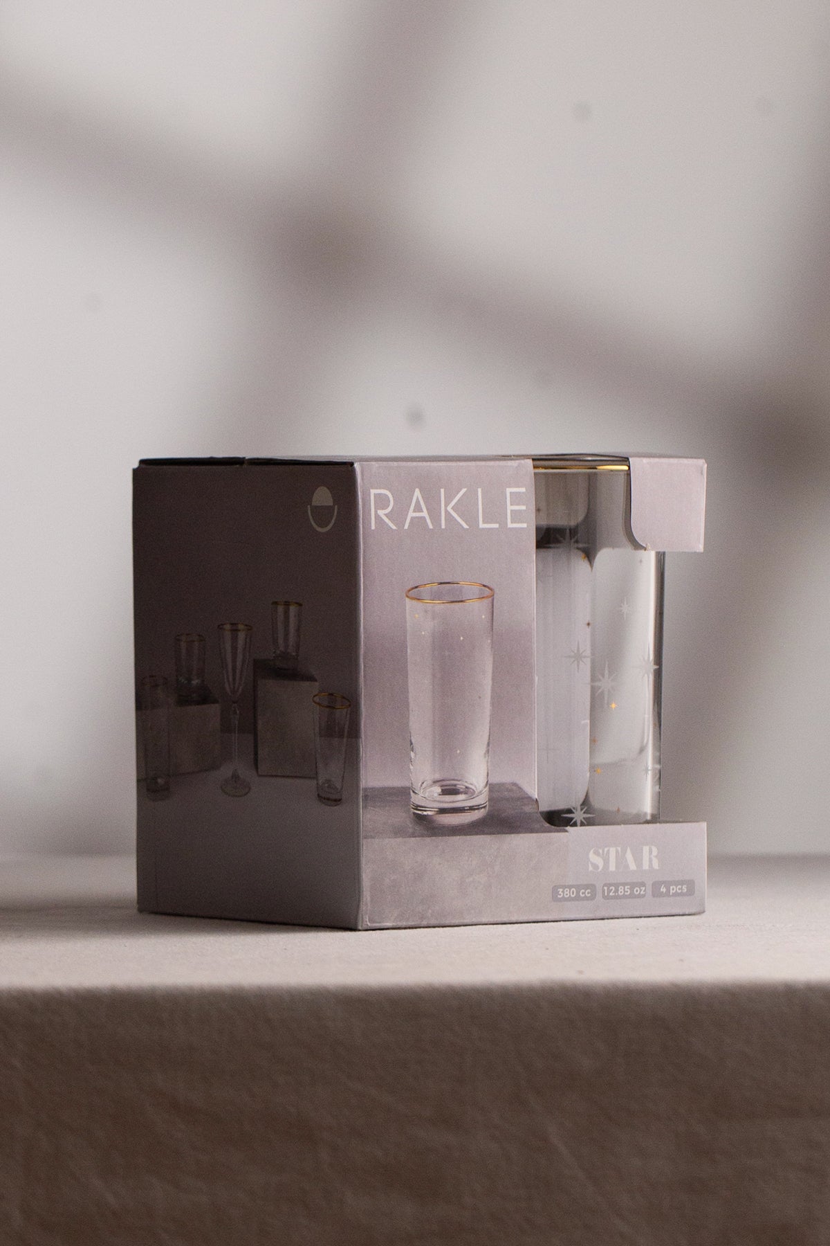 Star 4'lü Meşrubat Bardağı Seti 380 cc