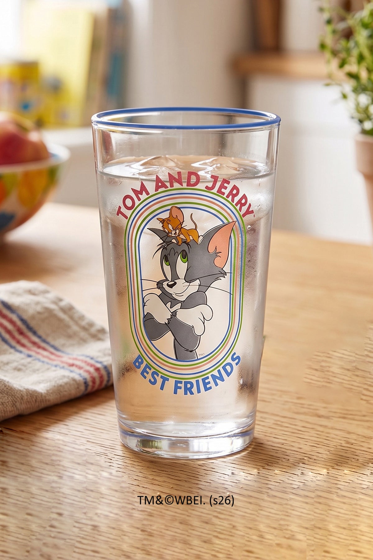 Tom and Jerry ve Bugs Bunny 2'li Meşrubat Bardağı Seti 570 cc