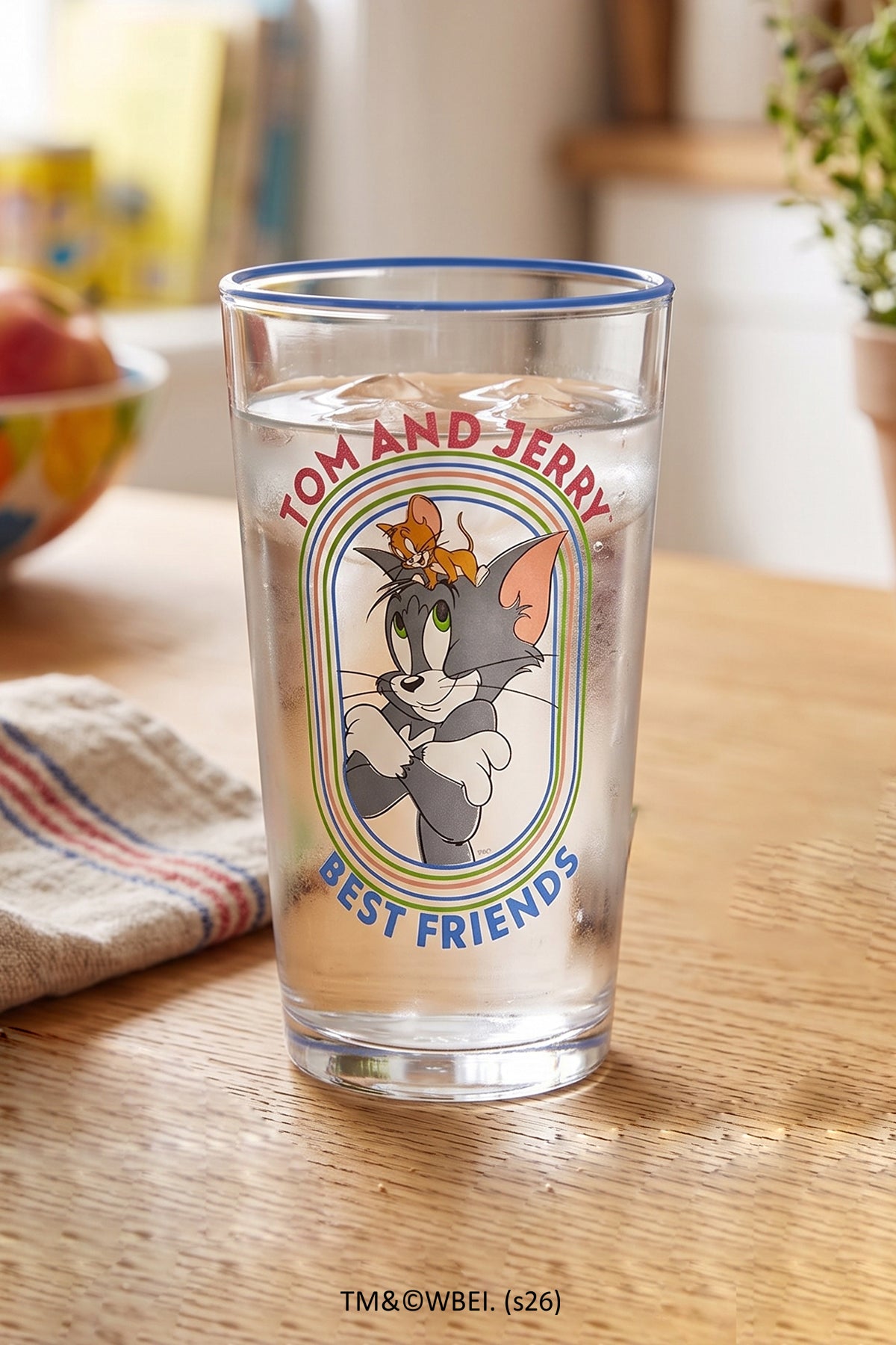 Tom and Jerry ve Bugs Bunny 2'li Meşrubat Bardağı Seti 570 cc
