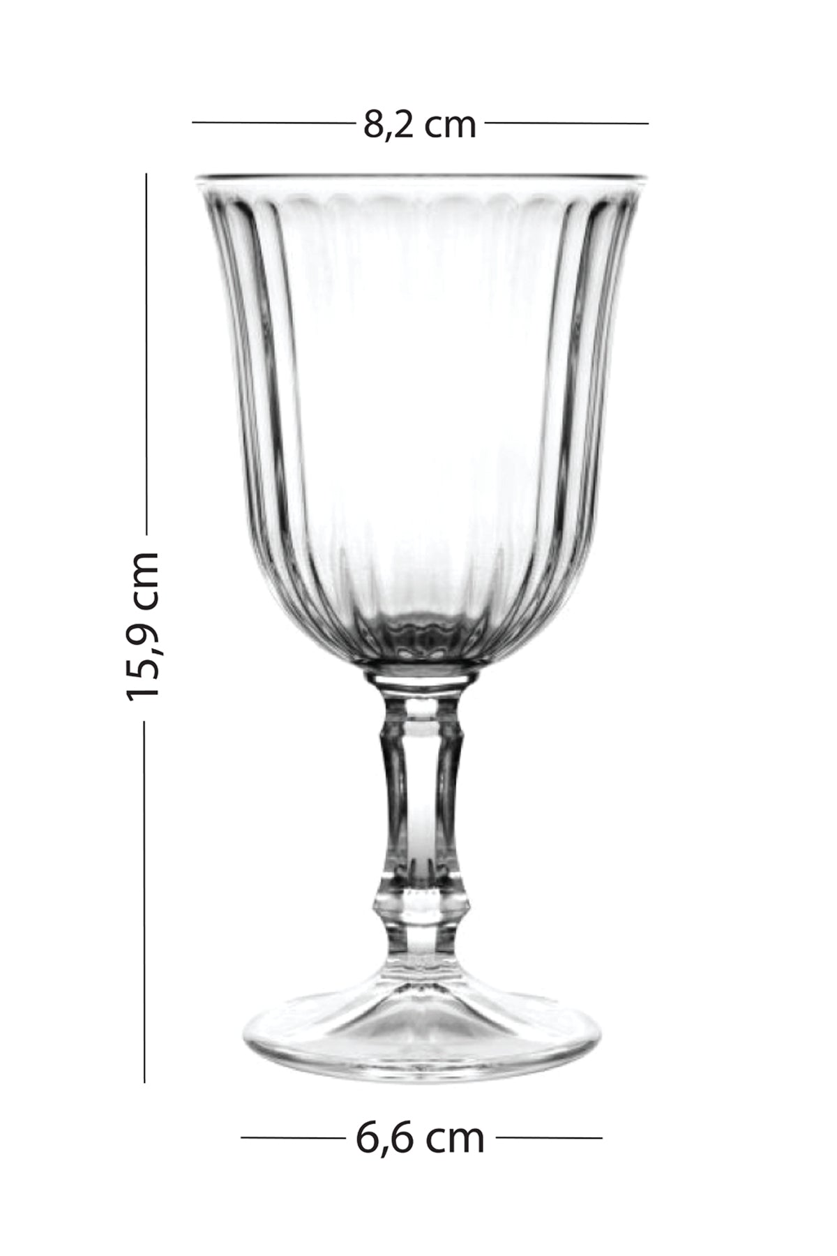 Botanical 4'lü Su Kadehi Seti 240 cc