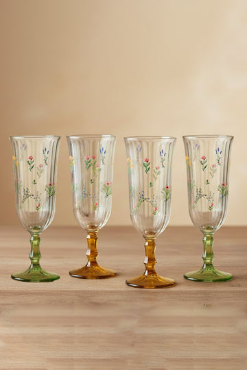 Botanical 4'lü Kahve Yanı Bardağı Seti 120 cc