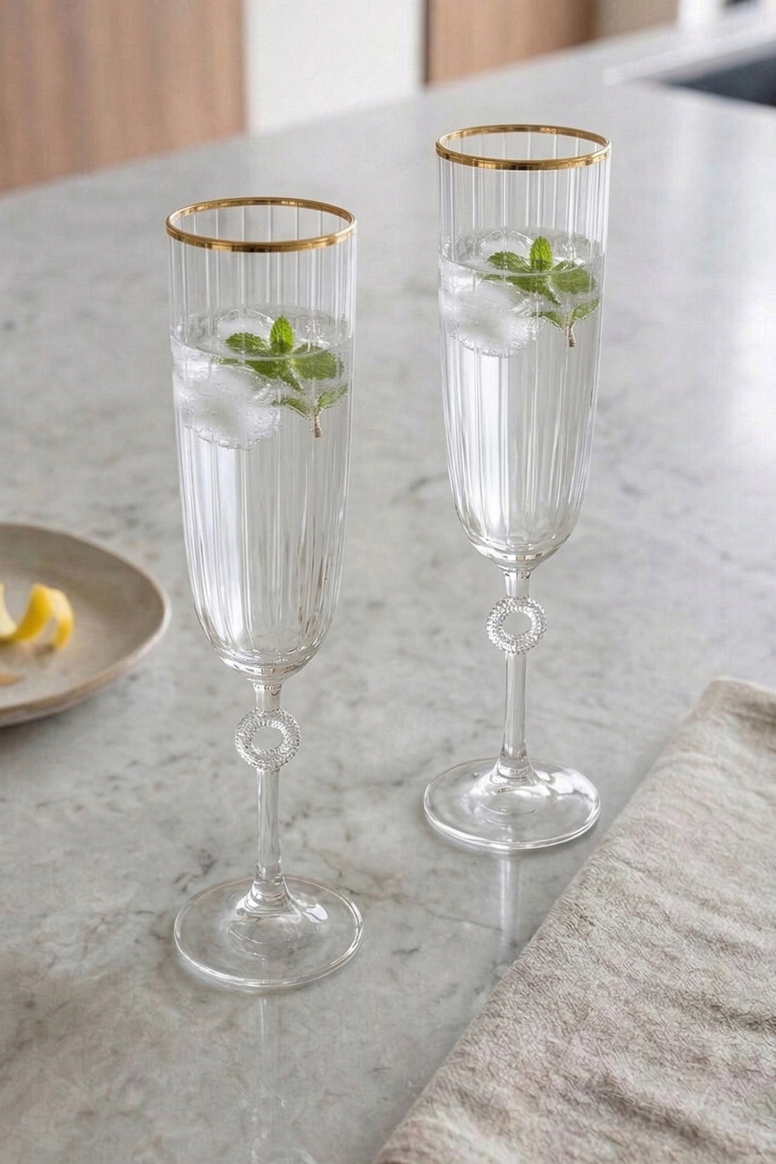 Elite Gold 4'lü Kahve Yanı Bardağı Seti 150 cc