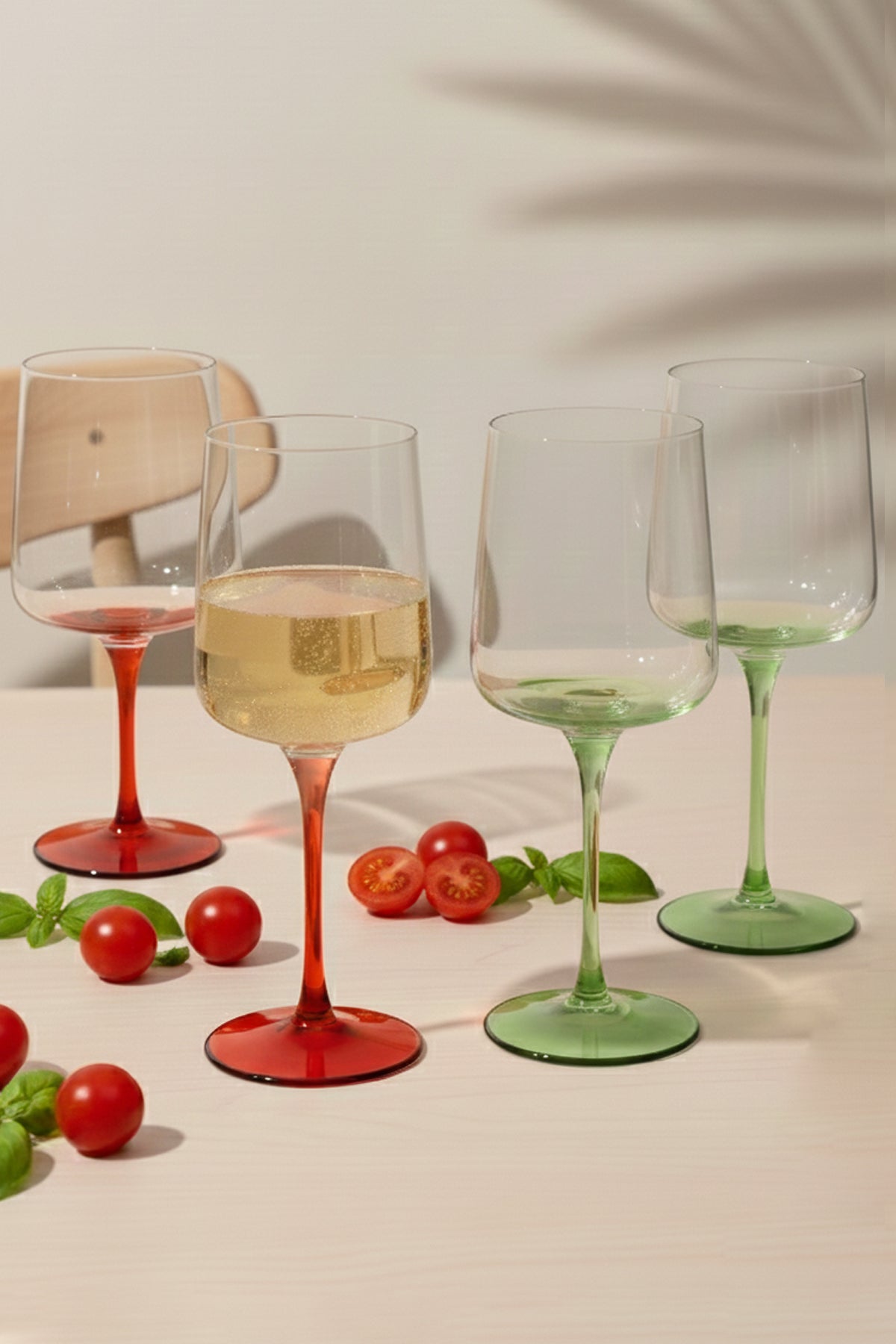 Rakle x Bengi Kurtcebe Pomodoro 4'lü Kadeh Seti 430 cc