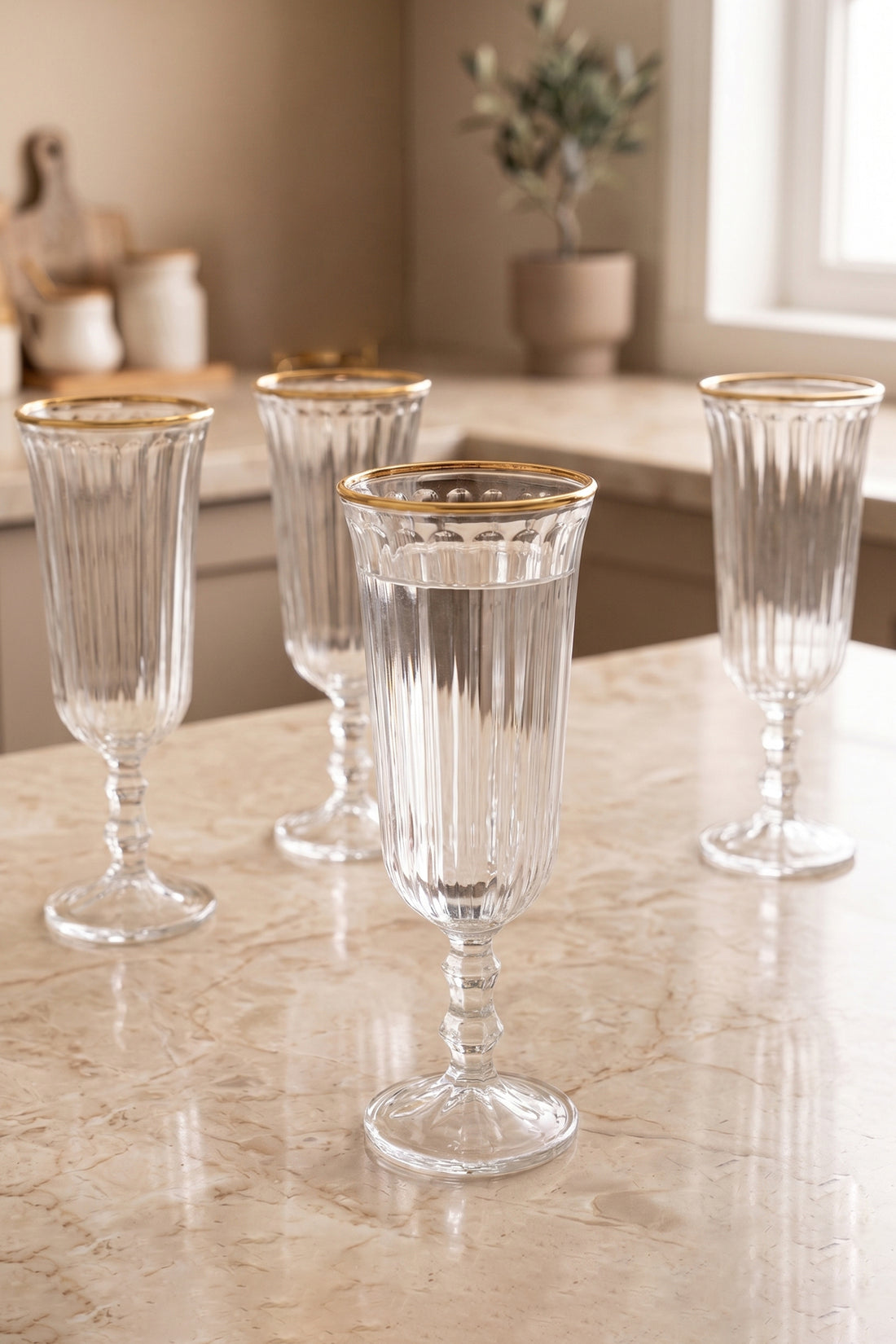 Splendid Gold 8'li Kahve Yanı Kadehi Seti 120 cc