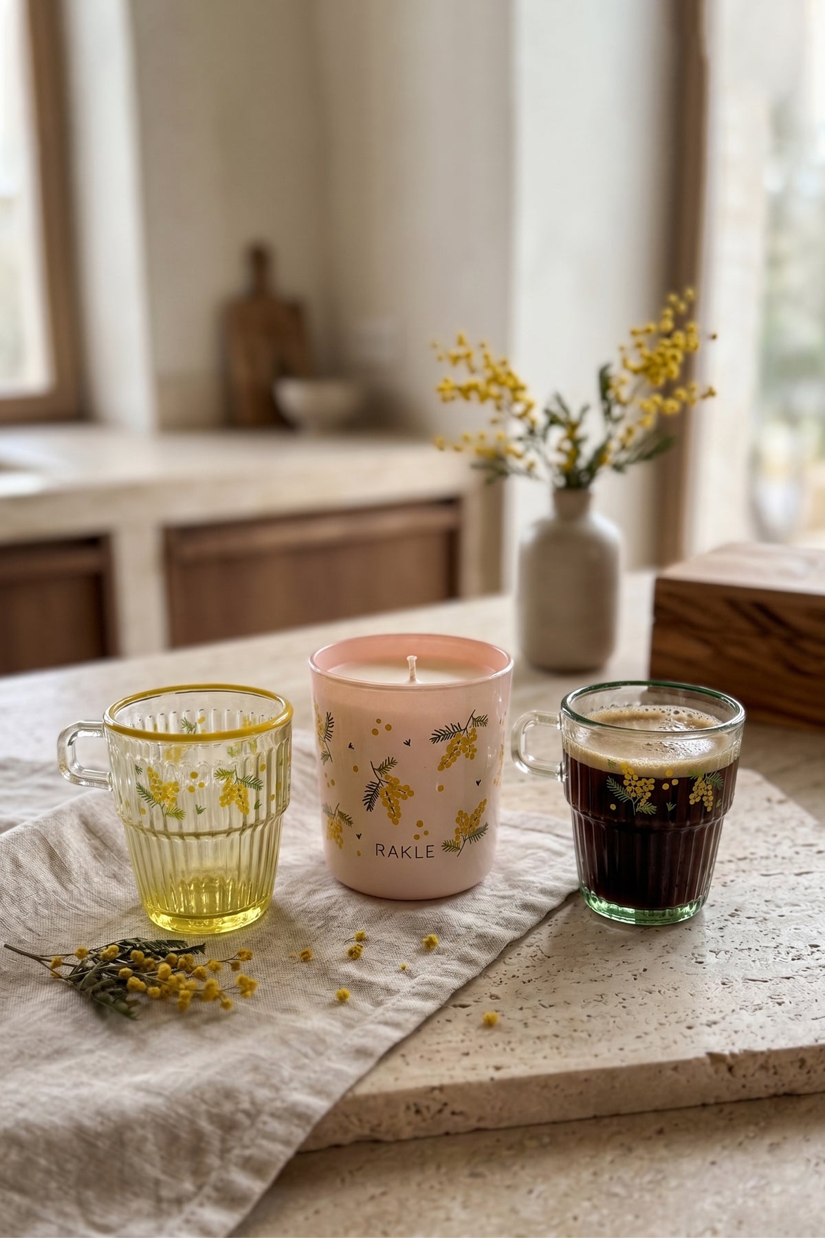 Mimosa Stackable 3'lü Hediye Seti 120 cc / 110 gr