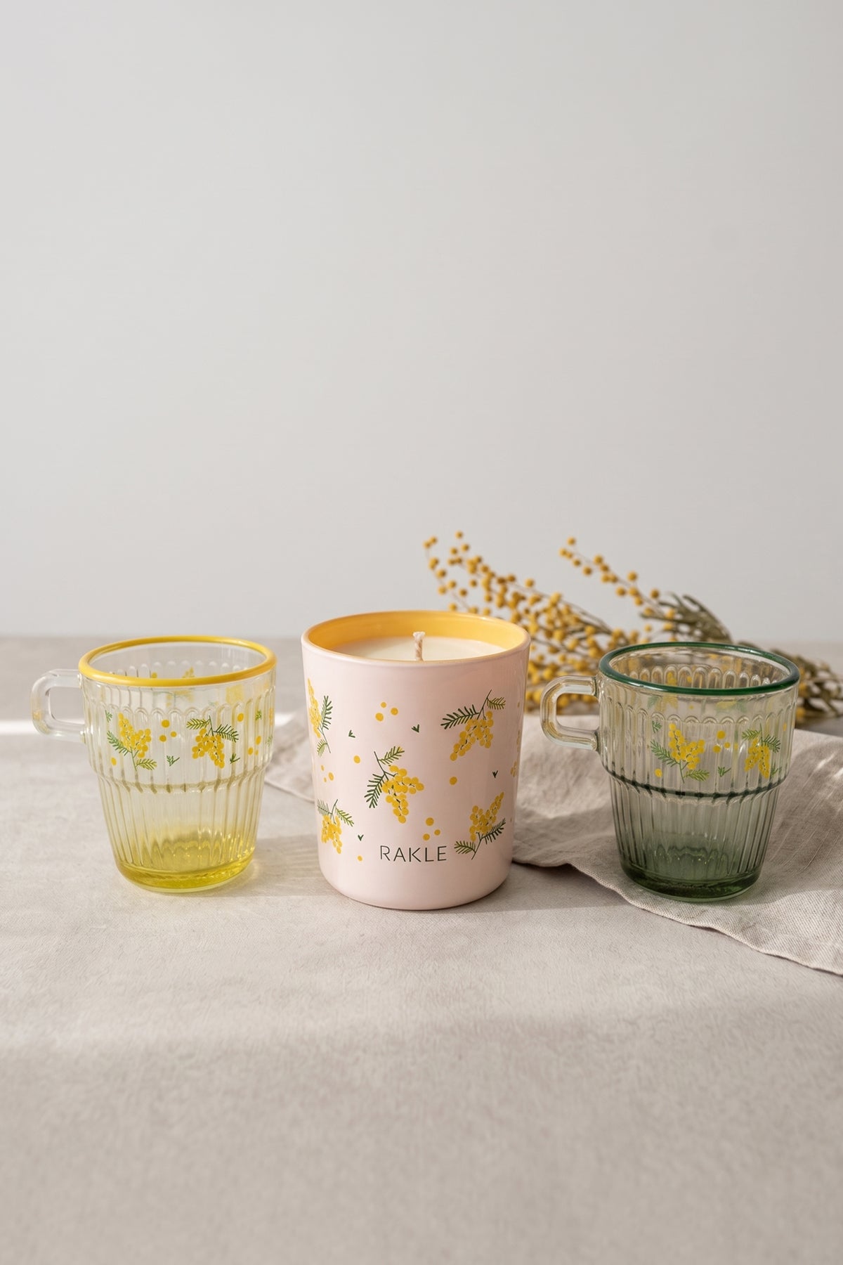 Mimosa Stackable 3'lü Hediye Seti 120 cc / 110 gr