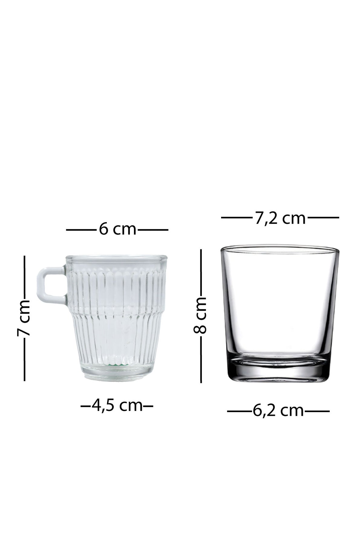 Mimosa Stackable 3'lü Hediye Seti 120 cc / 110 gr – Rakle