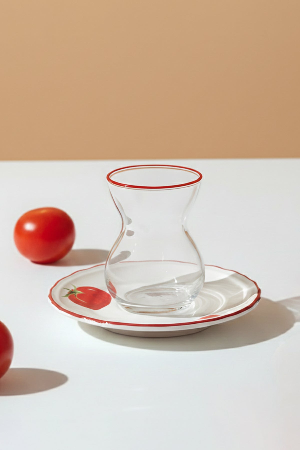 Rakle x Bengi Kurtcebe Pomodoro Stoneware 8 Parça Çay Seti 140 cc