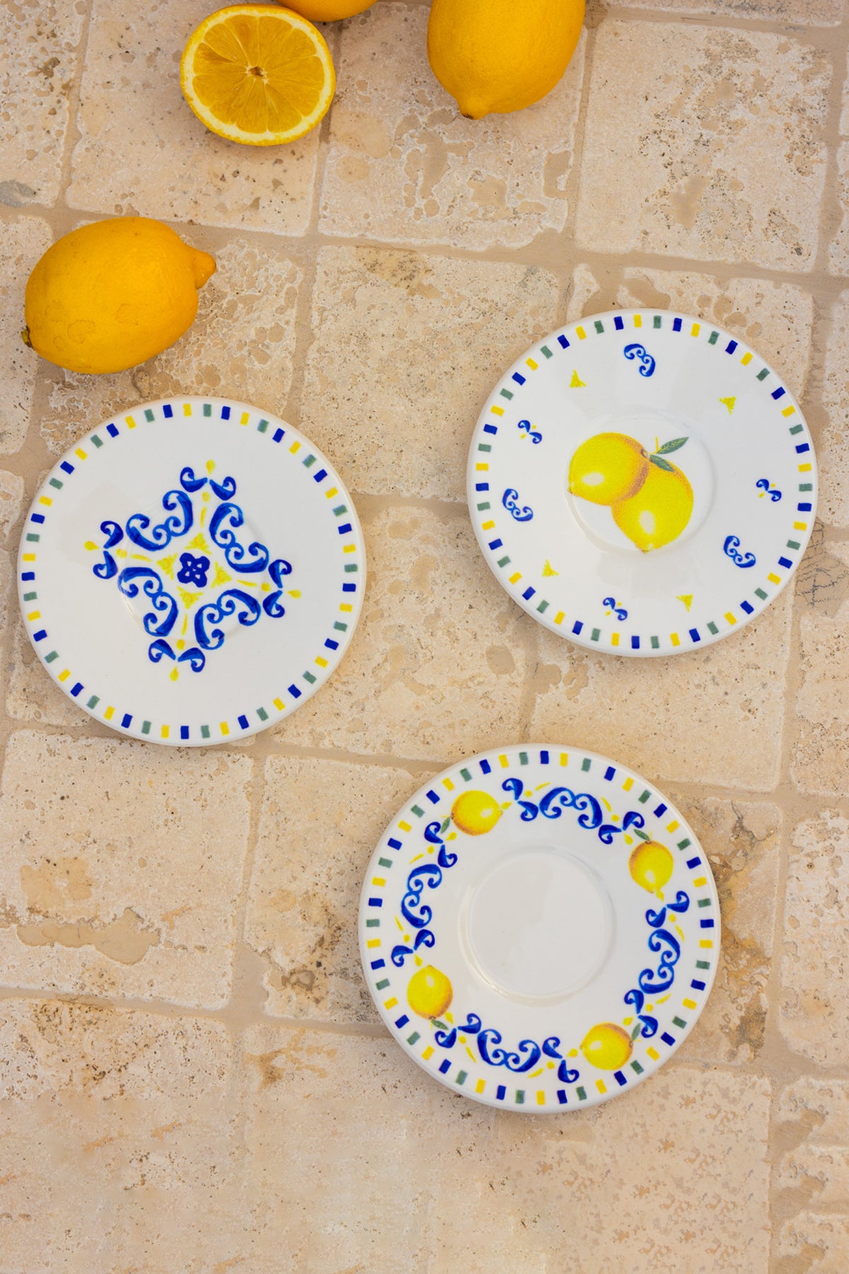 Sicilia Seramik 6'lı Çay Tabağı Seti 13 cm