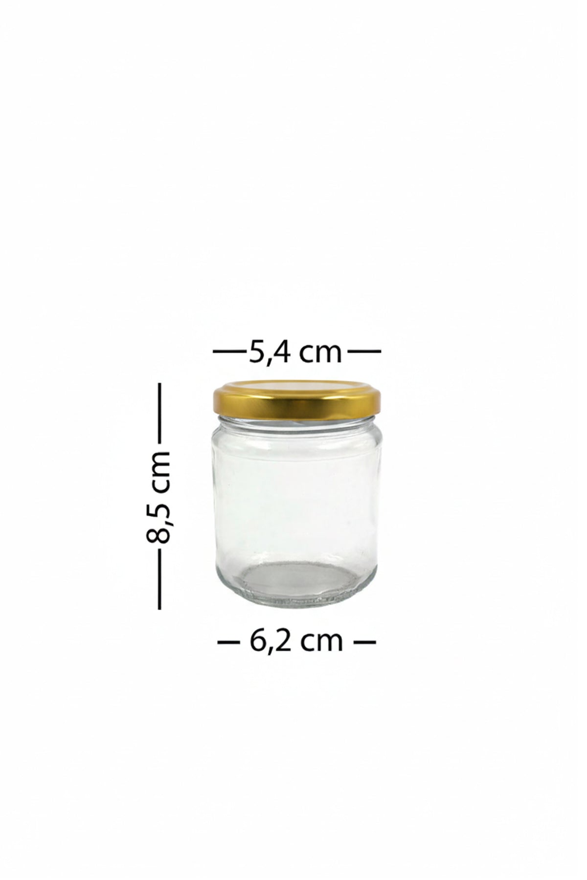 Glam Altın 4'lü Kavanoz Mum Seti Yeşil - Turuncu 110 gr