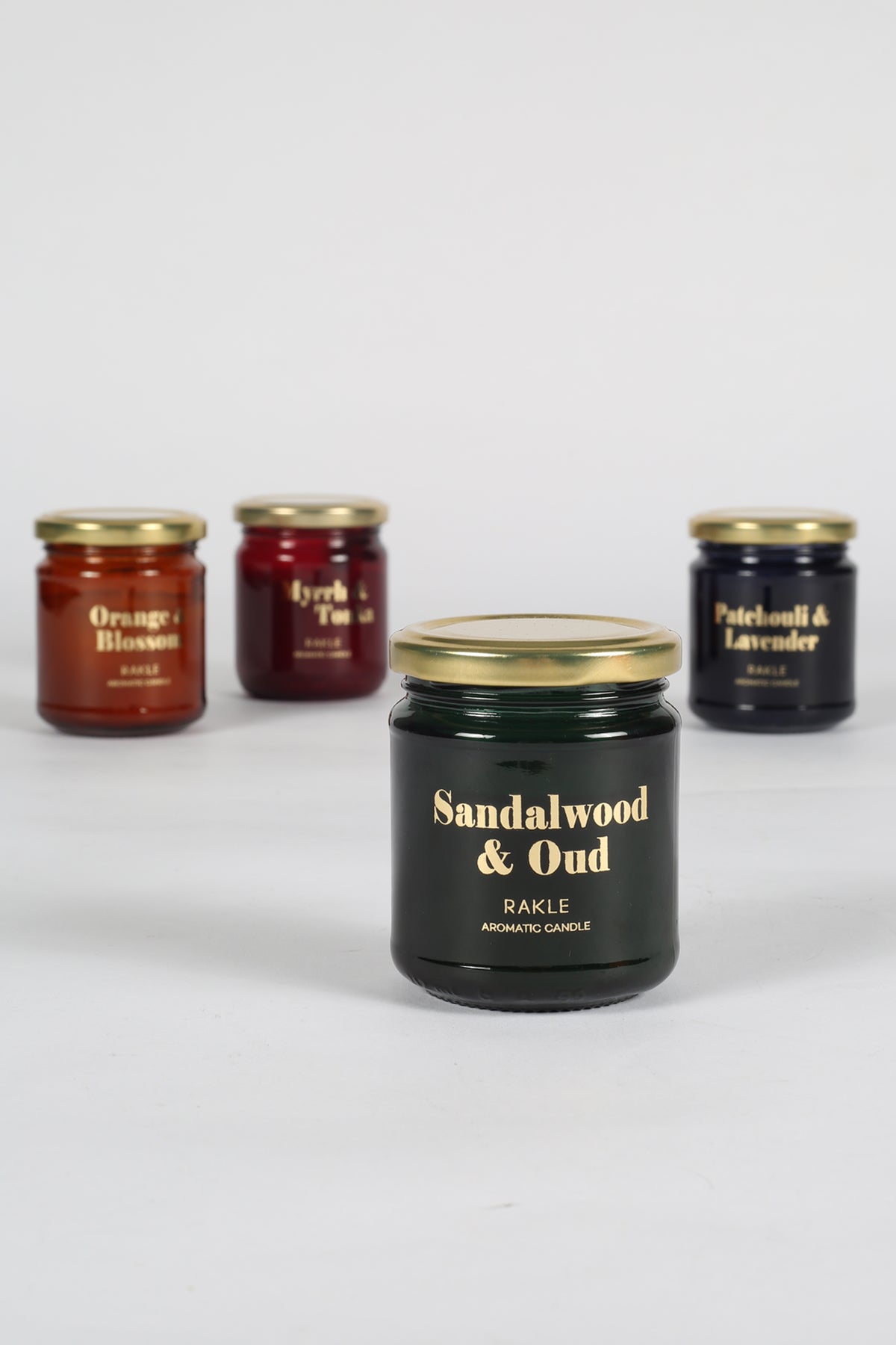 Glam Altın 4'lü Kavanoz Mum Seti 110 gr