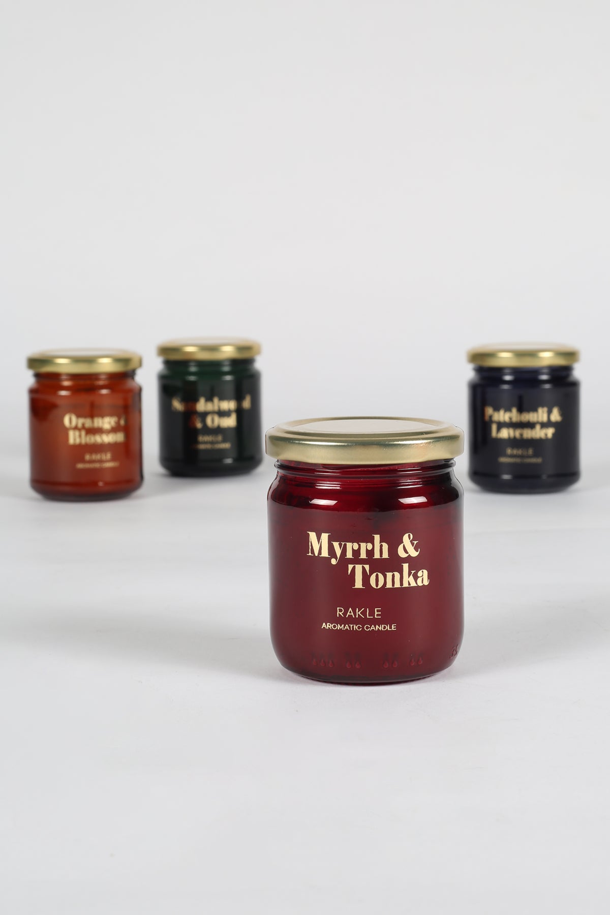 Glam Altın 4'lü Kavanoz Mum Seti 110 gr