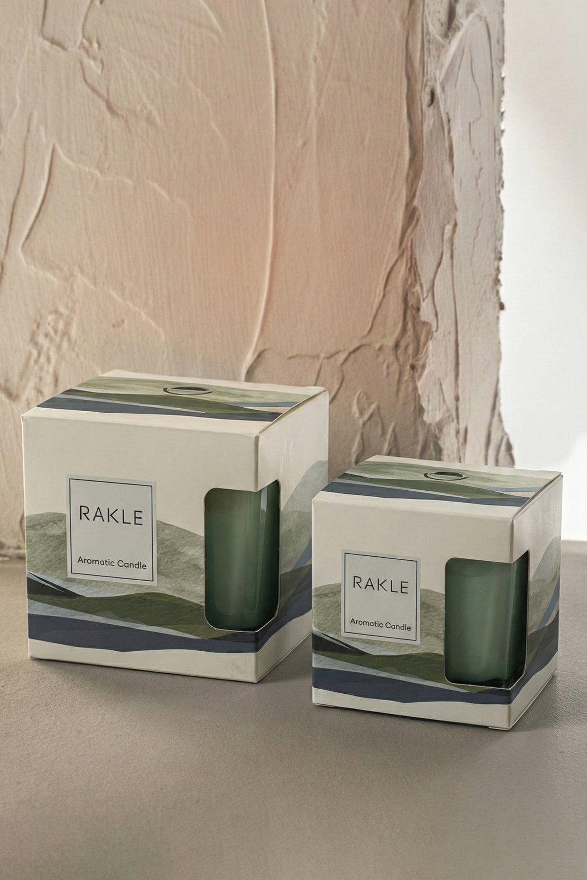 Karre Bergamot Kokulu 2'li Mum Seti Yeşil 200 gr - 400 gr