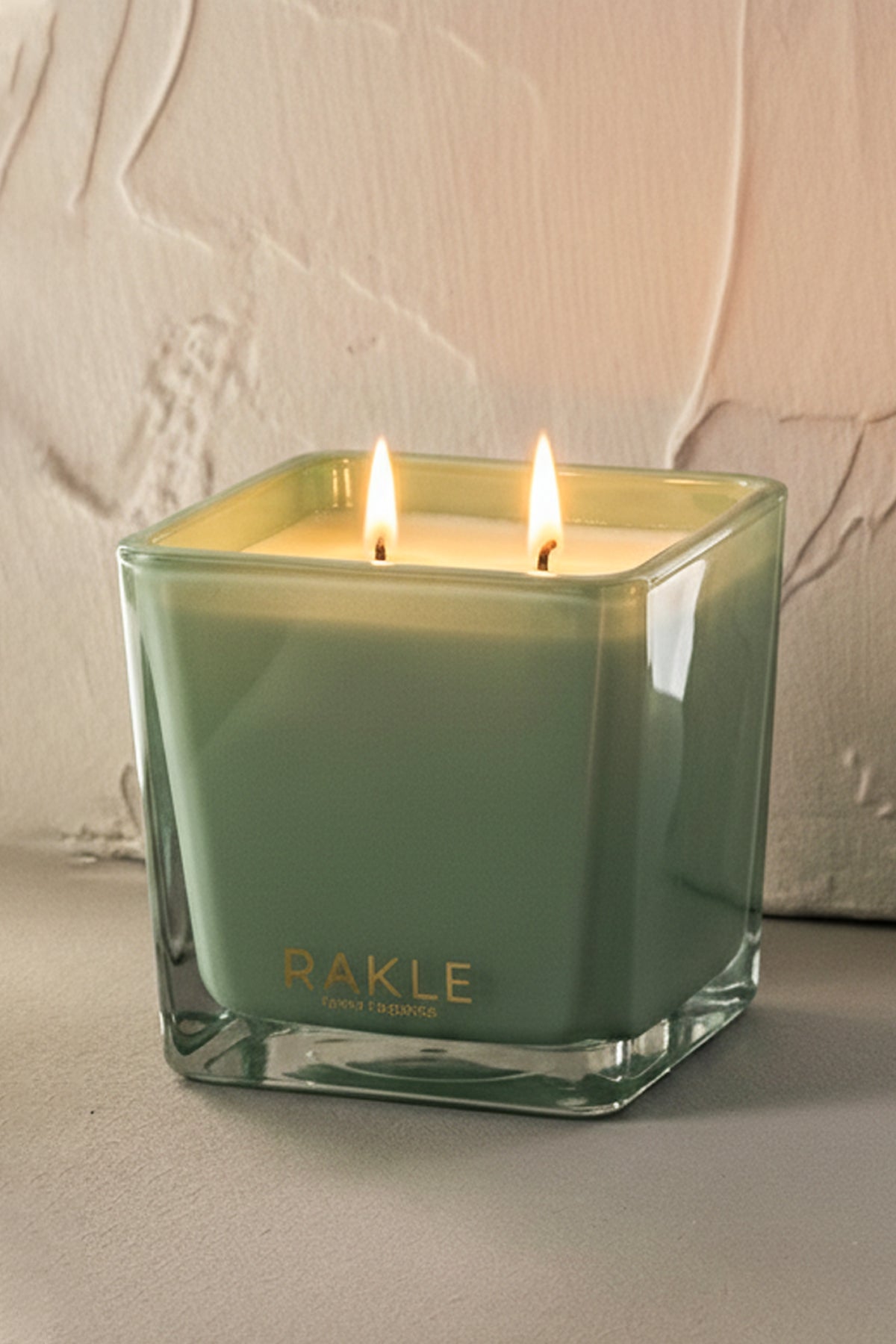 Karre Bergamot Kokulu 2'li Mum Seti Yeşil 200 gr - 400 gr