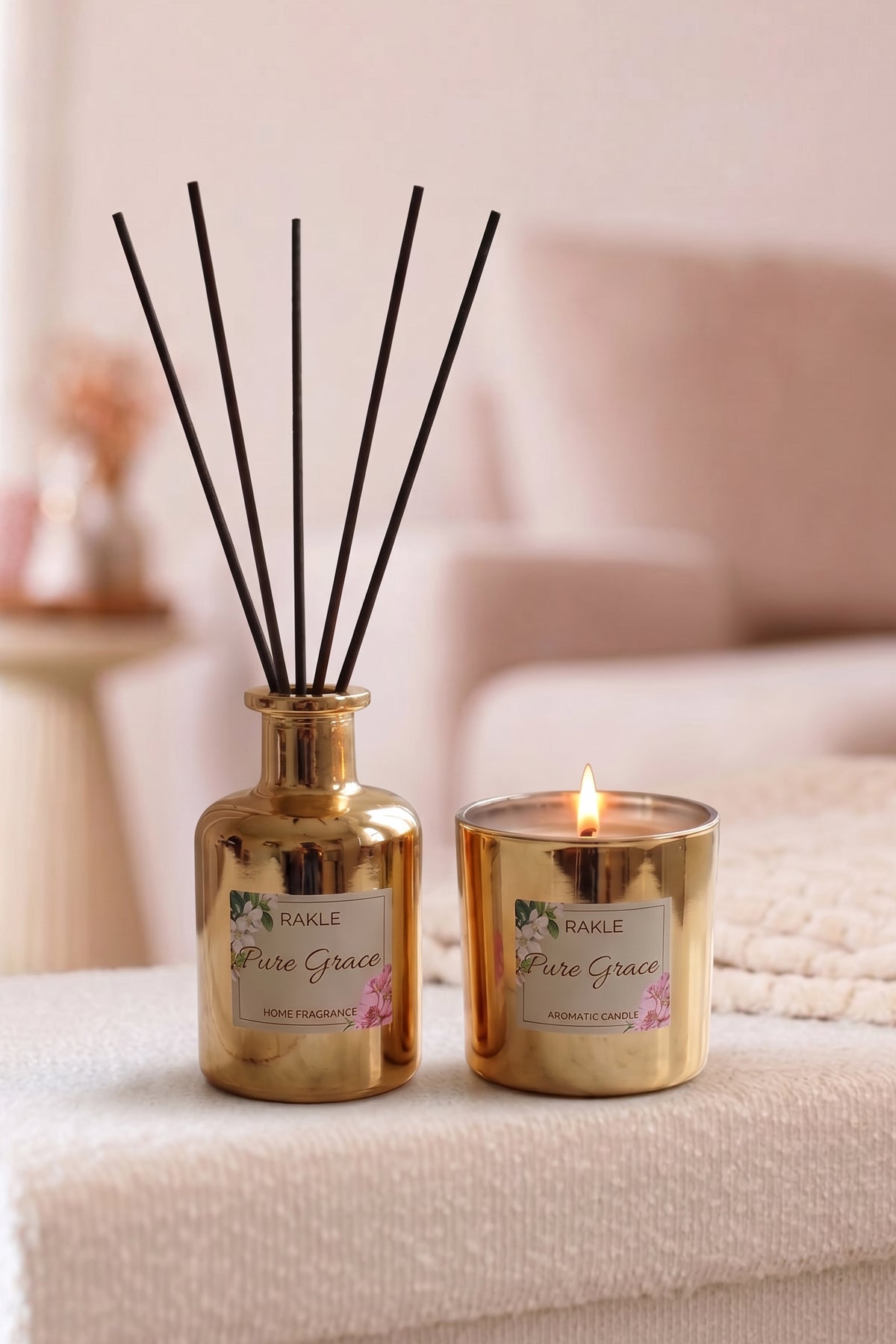 Pure Grace Oda Kokusu ve Mum Seti 200 cc / 210 gr