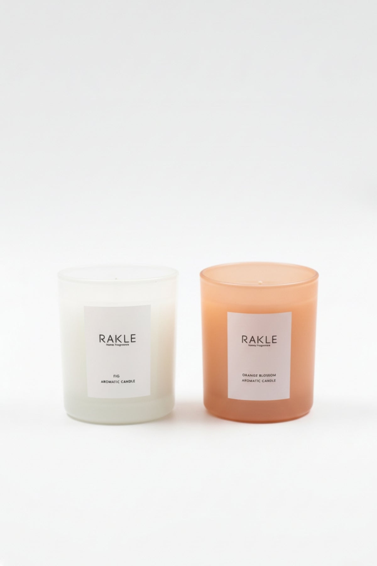 Basic Soft 2'li Mum Seti Beyaz - Turuncu 120 gr