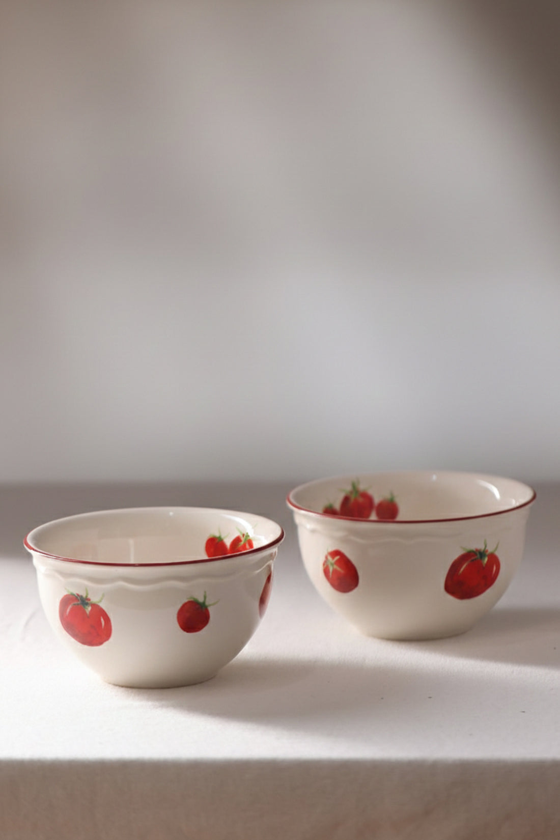 Rakle x Bengi Kurtcebe Pomodoro Stoneware 4'lü Çorba Kasesi Seti 15 cm