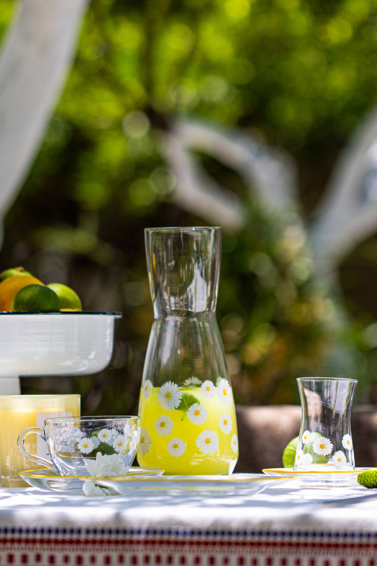 Fiona 4'lü Cam Pasta Tabağı Seti 19 cm