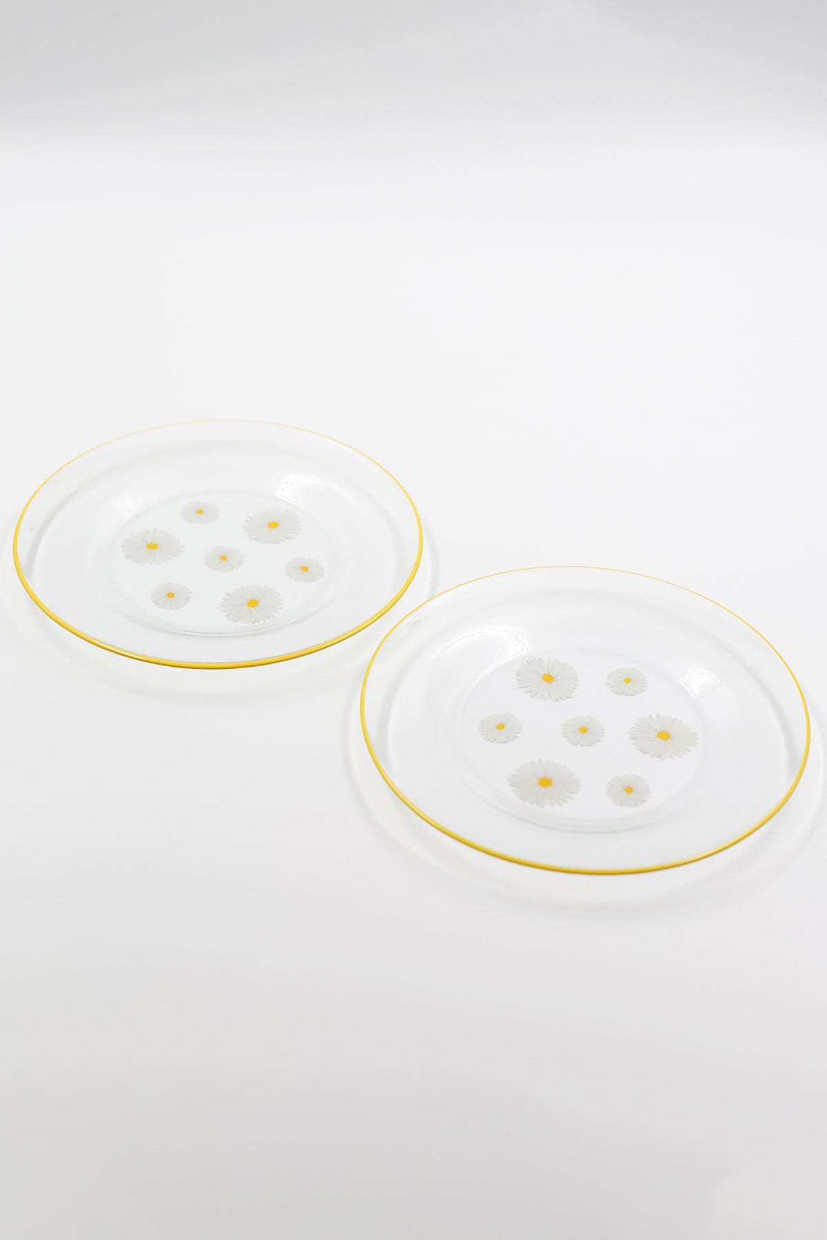 Fiona 4'lü Cam Pasta Tabağı Seti 19 cm