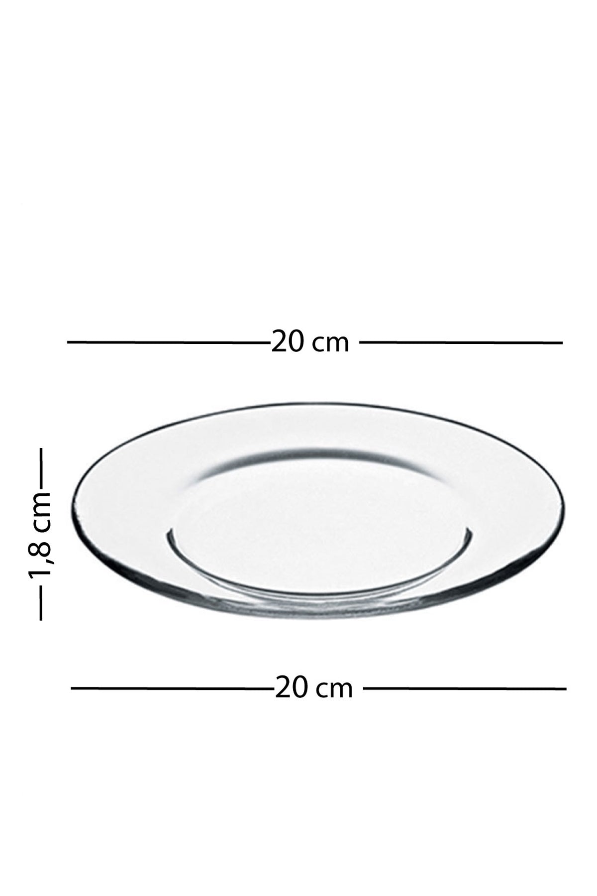 Fortuna 4'lü Pasta Tabağı Seti 19 cm