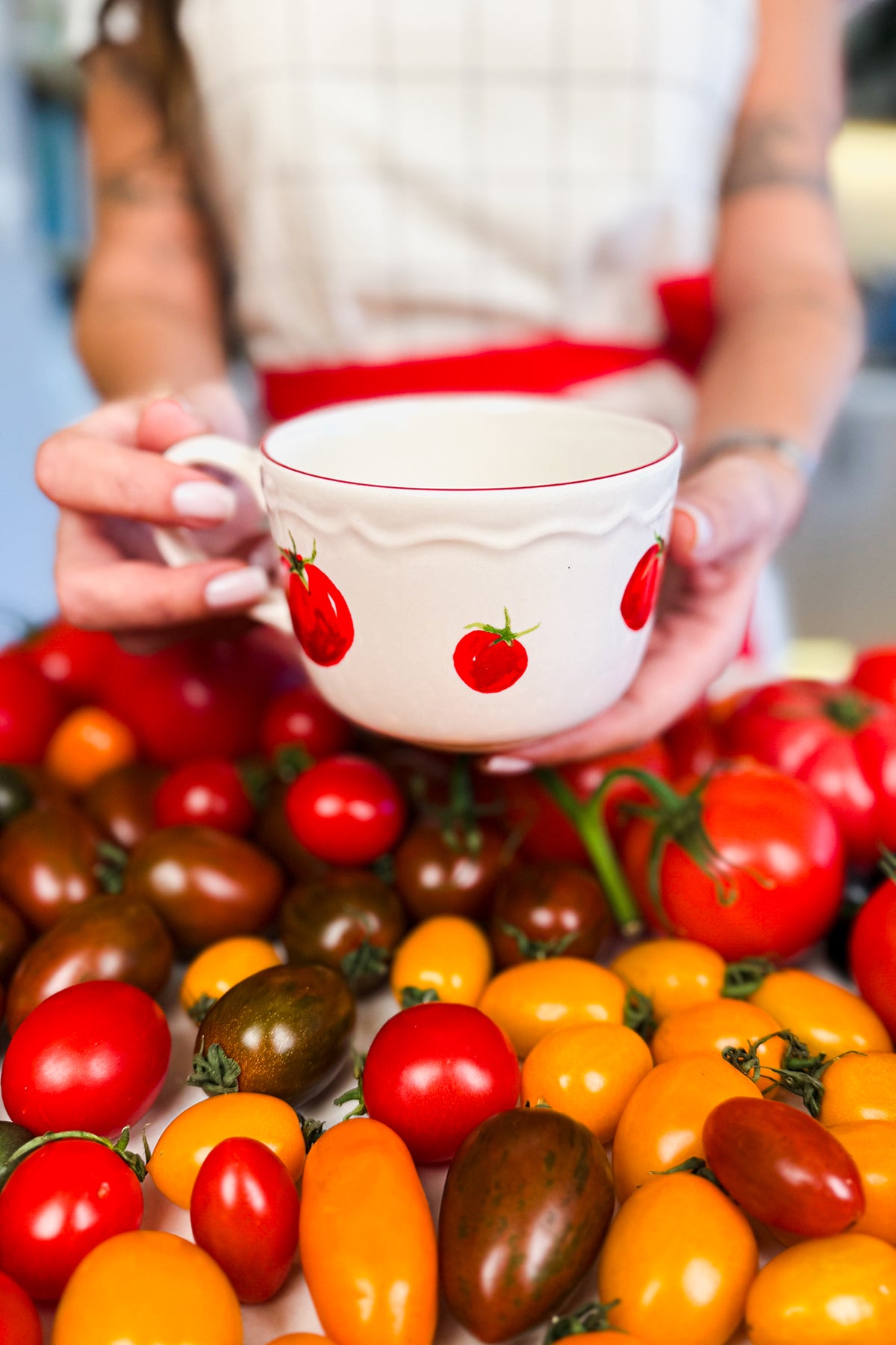 Pomodoro Stoneware Çorba Kupası 11 cm