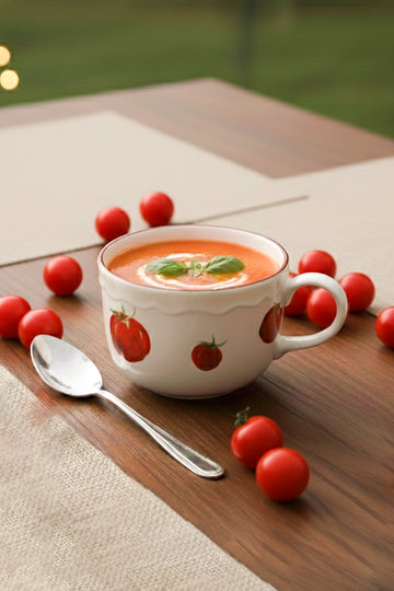 Pomodoro Stoneware Çorba Kupası 11 cm