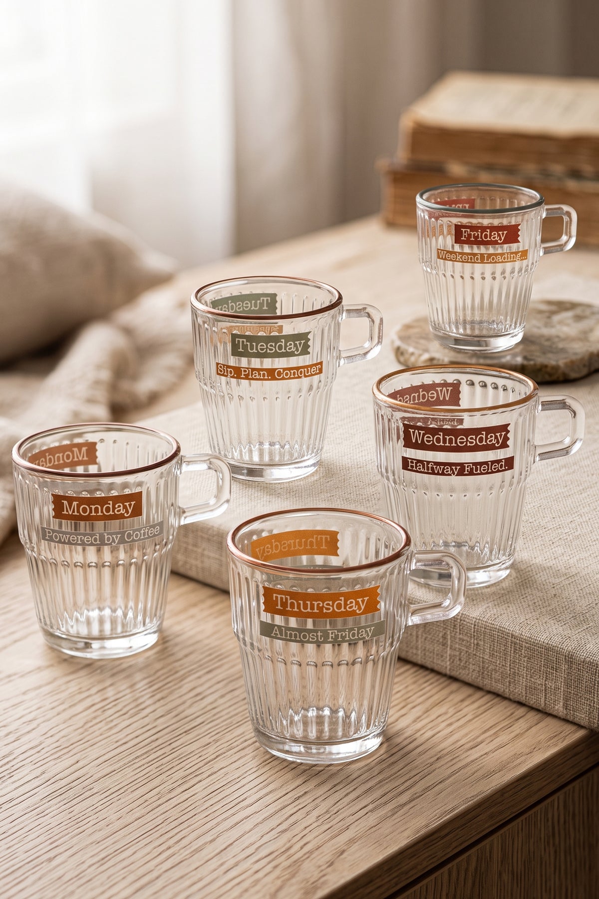 Espresso Week 5'li Stackable Kahve Fincanı Seti 120 cc
