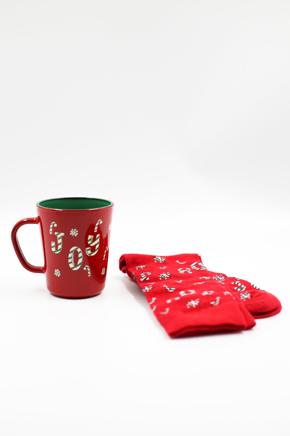 Christmas Joy Çoraplı Hediye Seti Kırmızı 380 cc