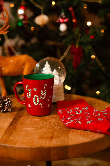 Christmas Joy Çoraplı Hediye Seti Kırmızı 380 cc